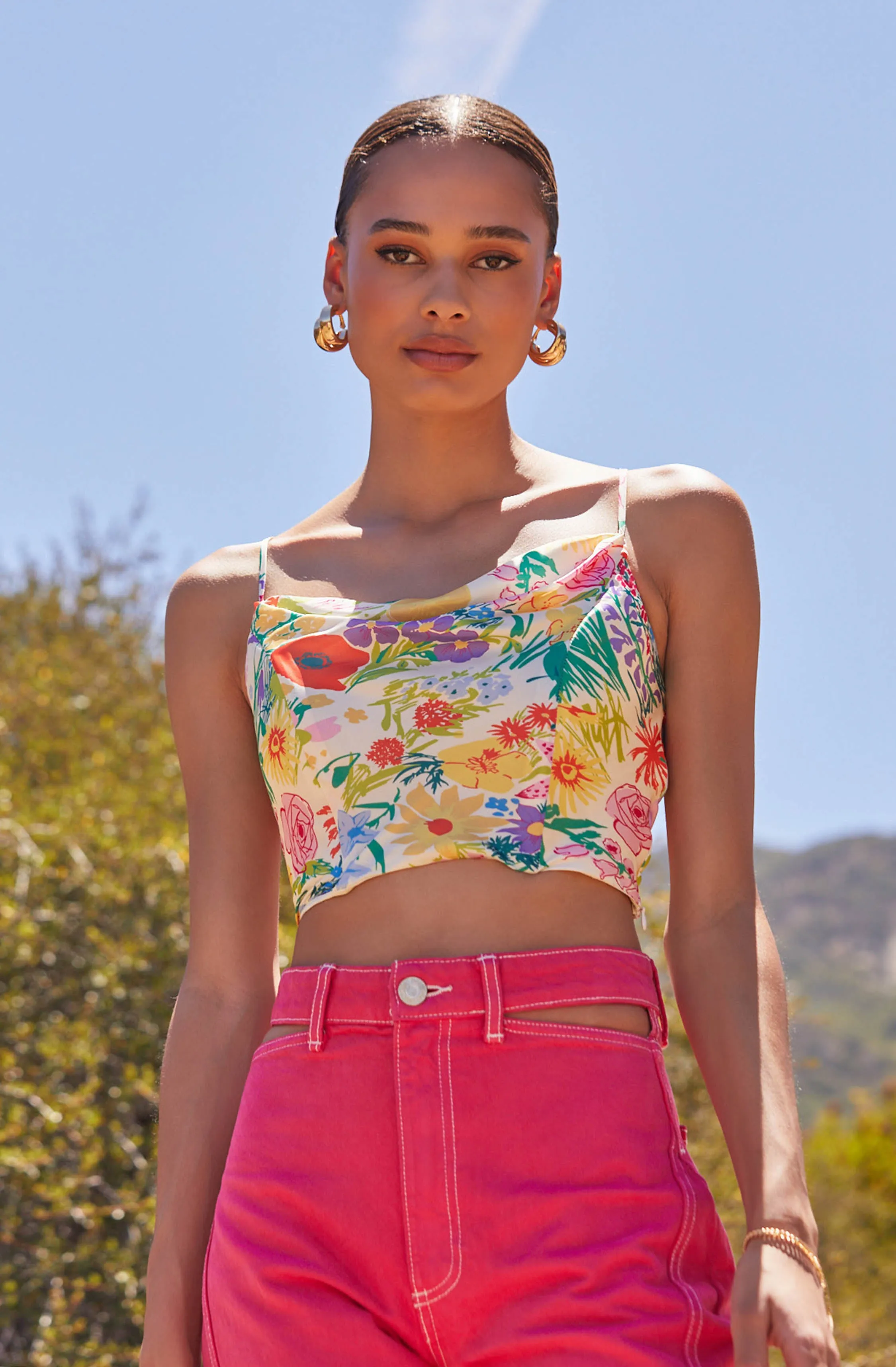 Ellery Floral Crop Top sold by Astr product image thumbnail 5