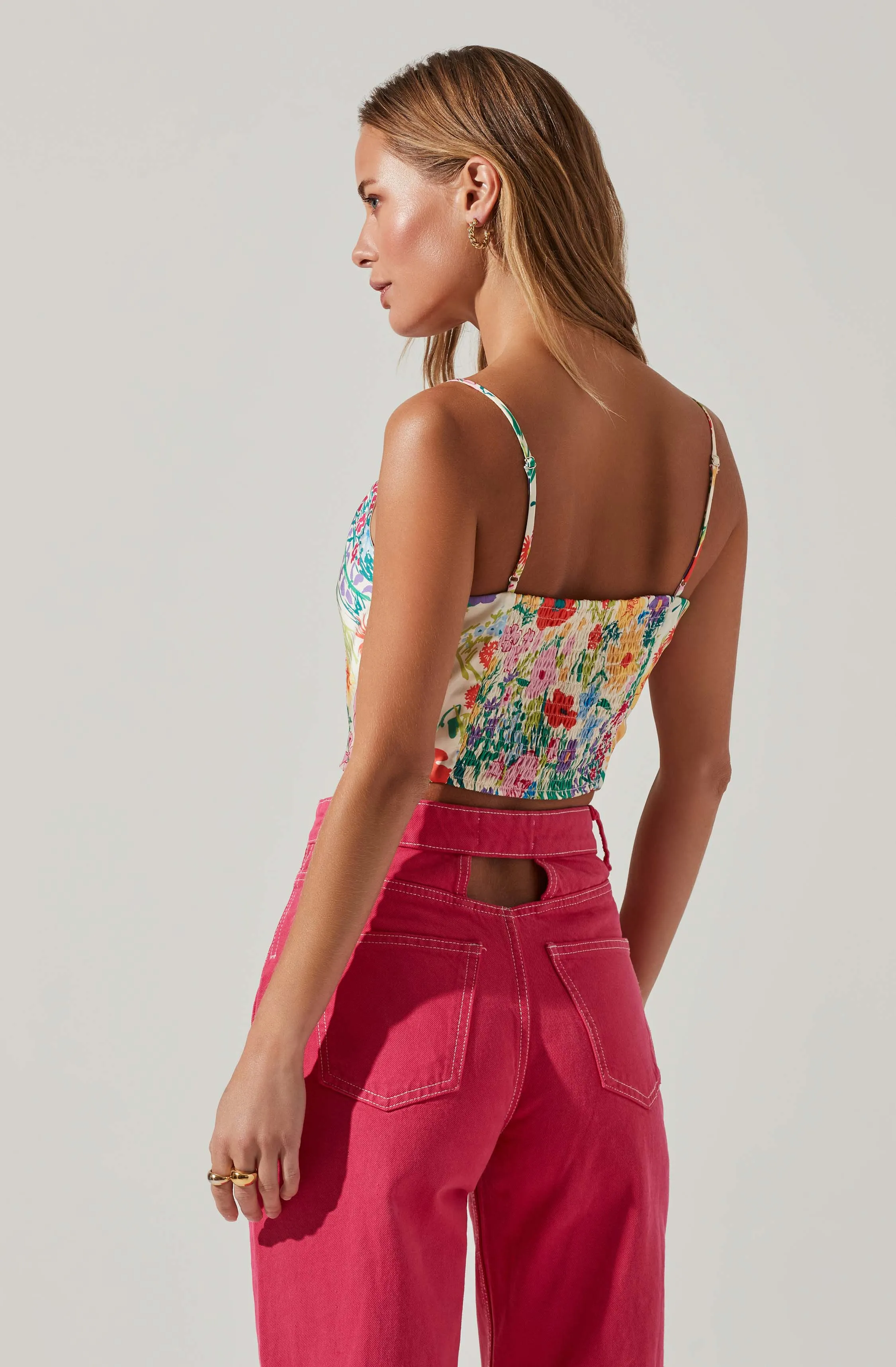Ellery Floral Crop Top sold by Astr product image thumbnail 4