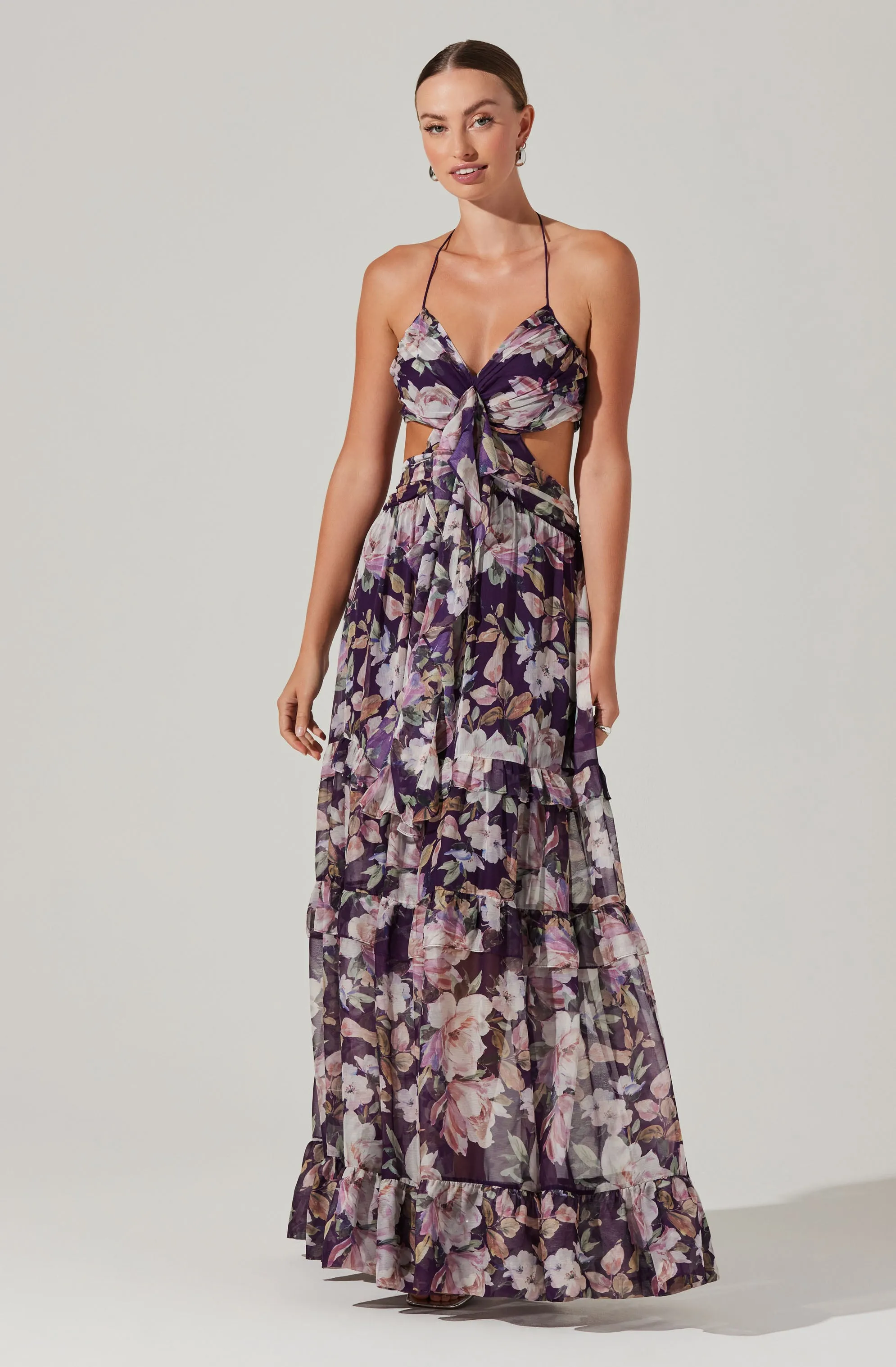 Kitsune Floral Maxi Dress sold by Astr product image thumbnail 3