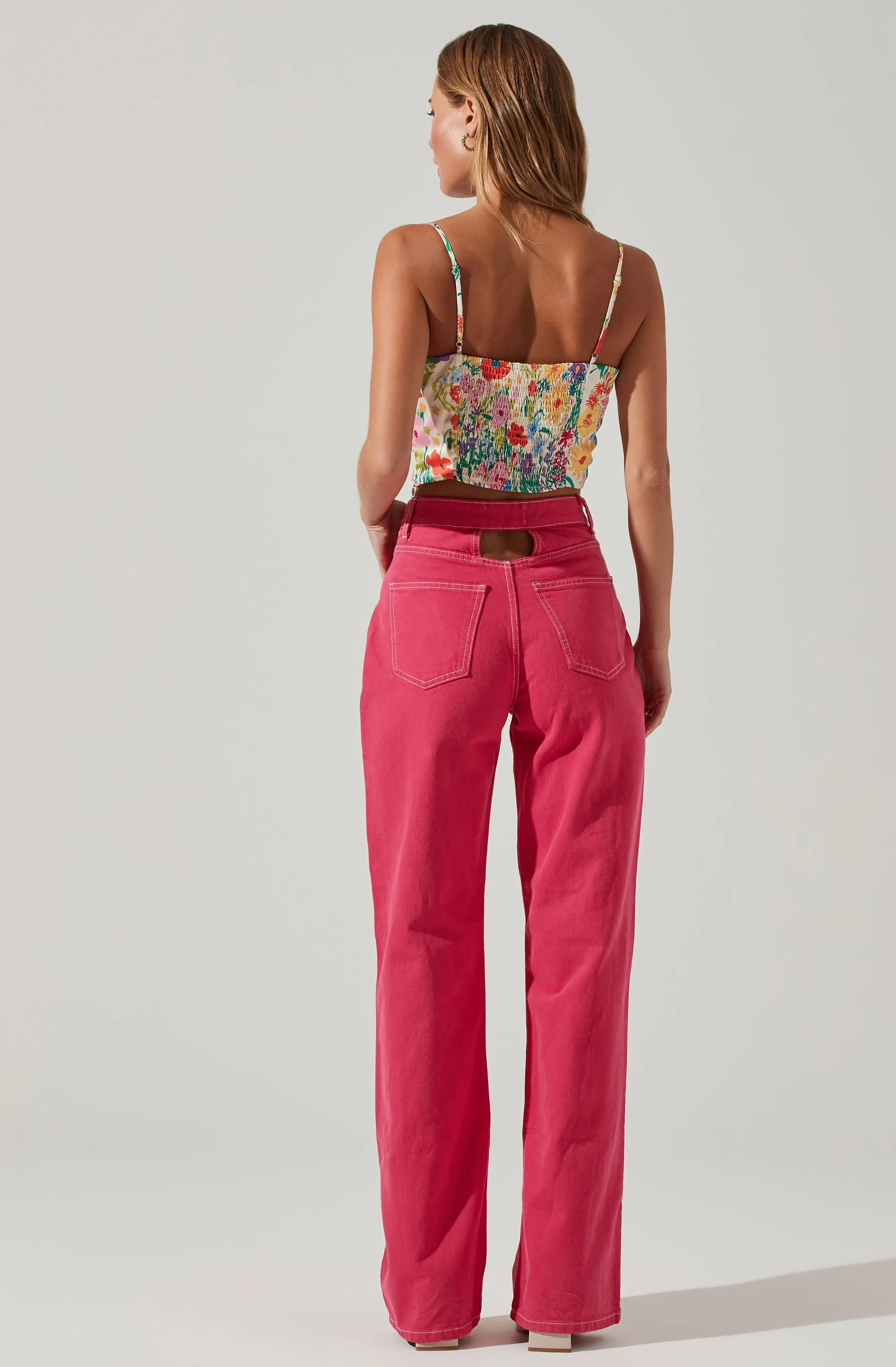 Ellery Floral Crop Top sold by Astr product image thumbnail 3
