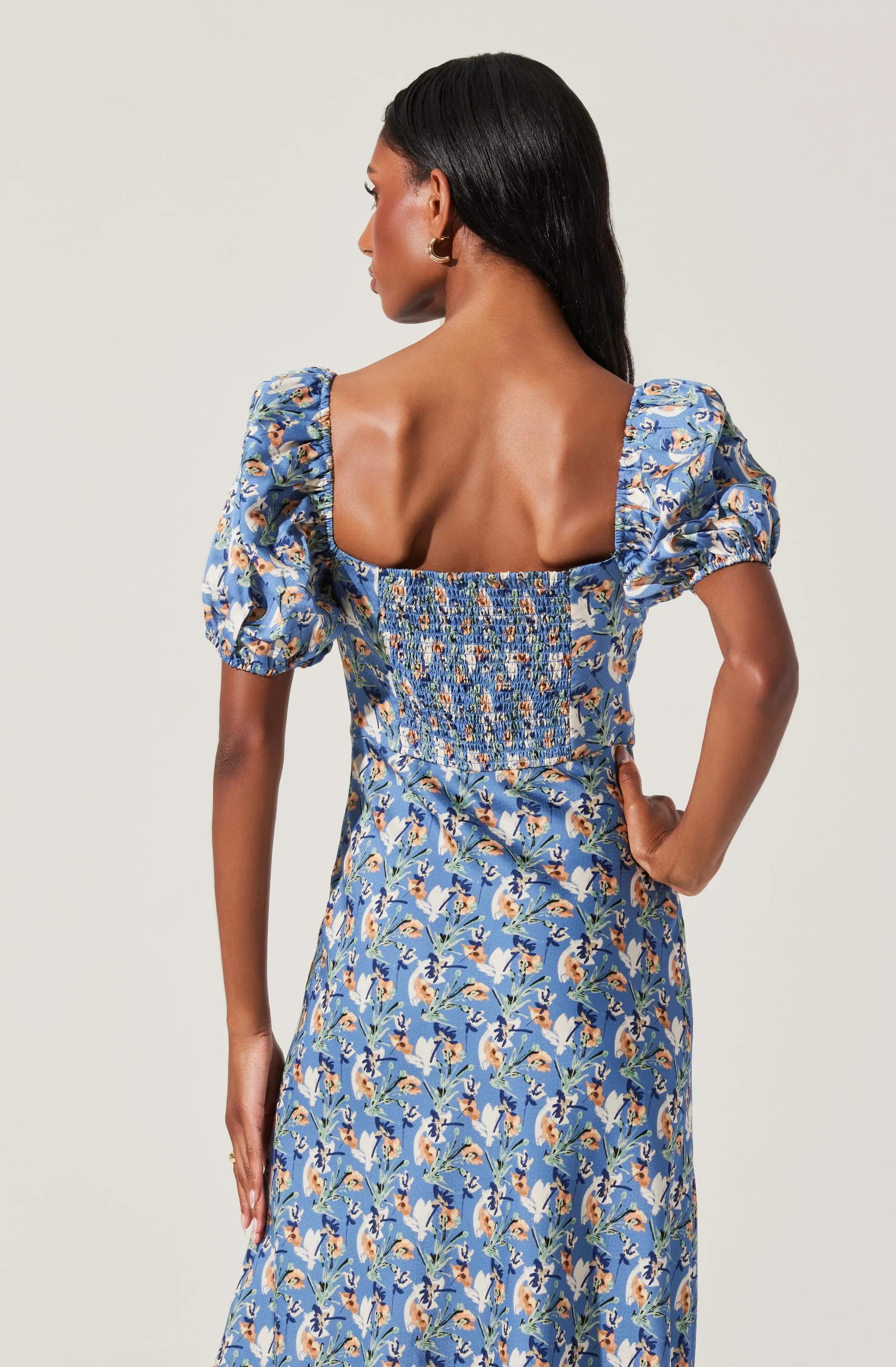 Sylvie Floral Bustier Maxi Dress sold by Astr product image thumbnail 4