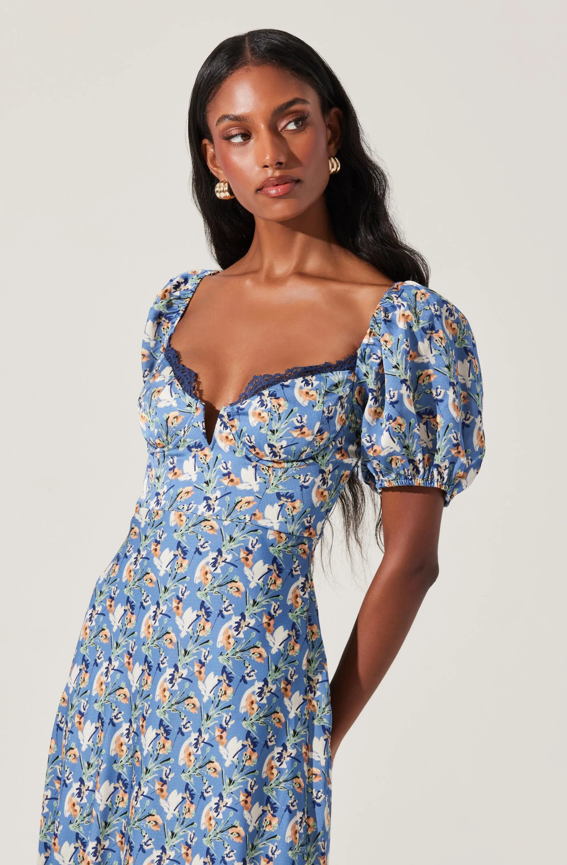 Sylvie Floral Bustier Maxi Dress sold by Astr product image thumbnail 2