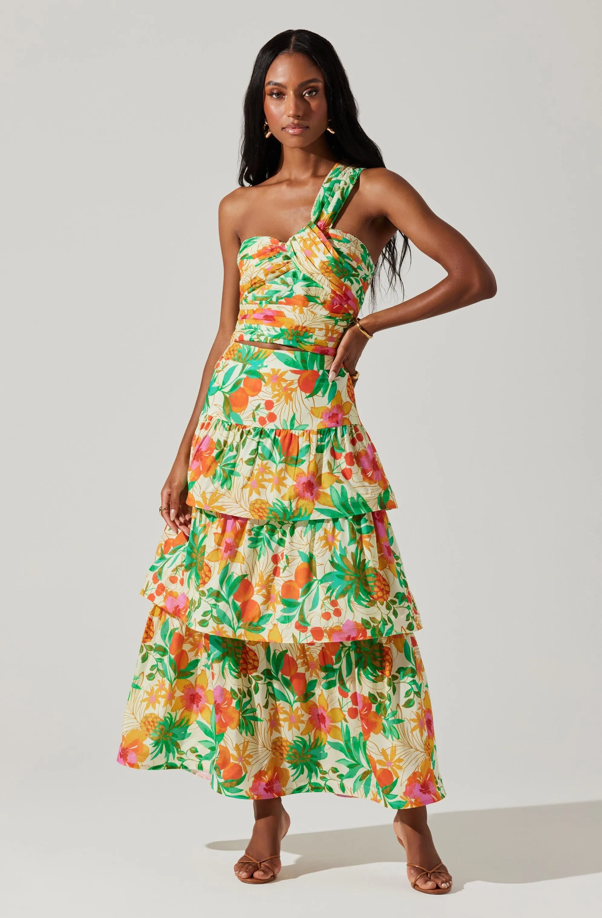 Rooni Tiered Maxi Skirt sold by Astr product image thumbnail 3