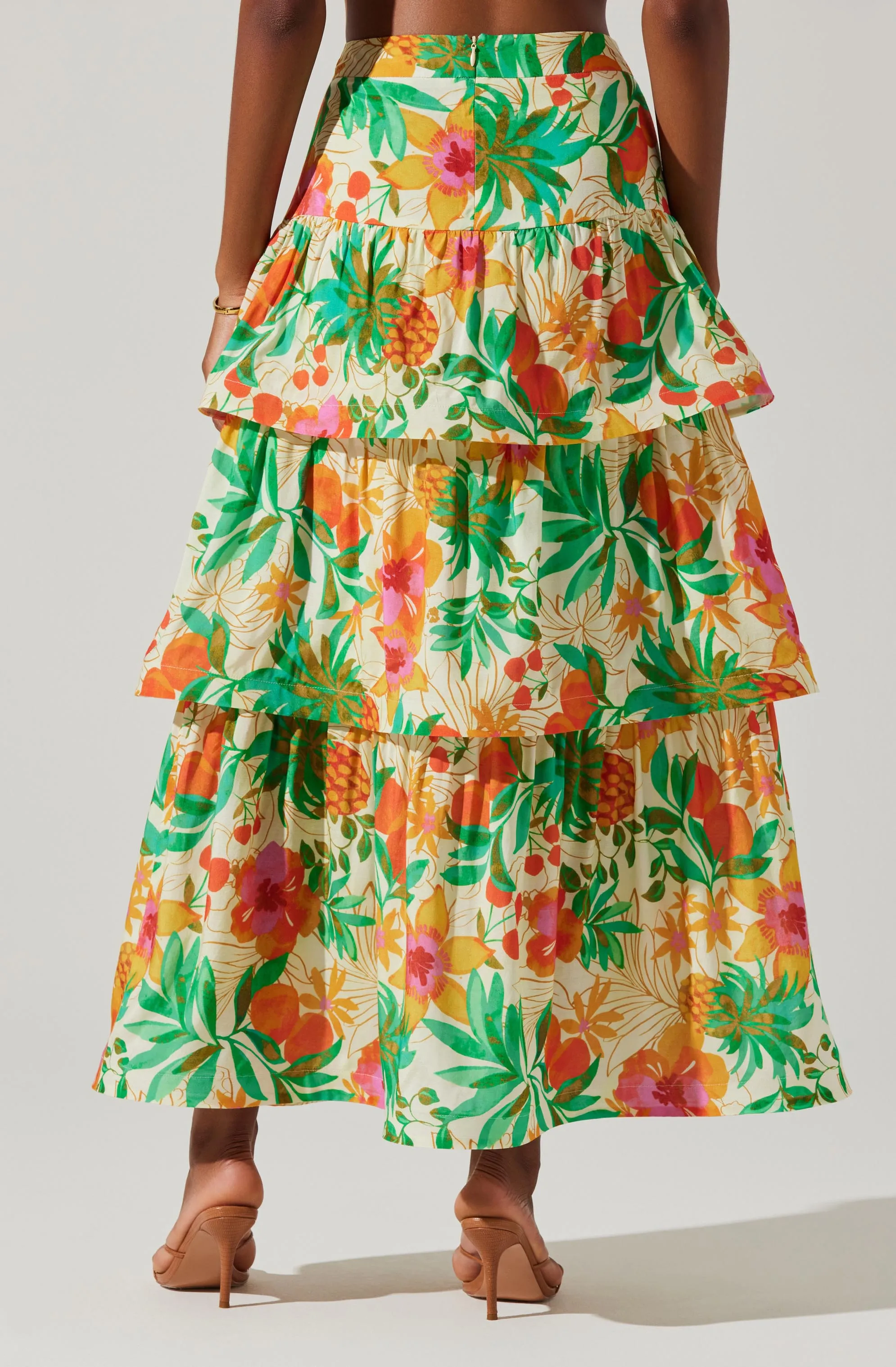 Rooni Tiered Maxi Skirt sold by Astr product image thumbnail 4