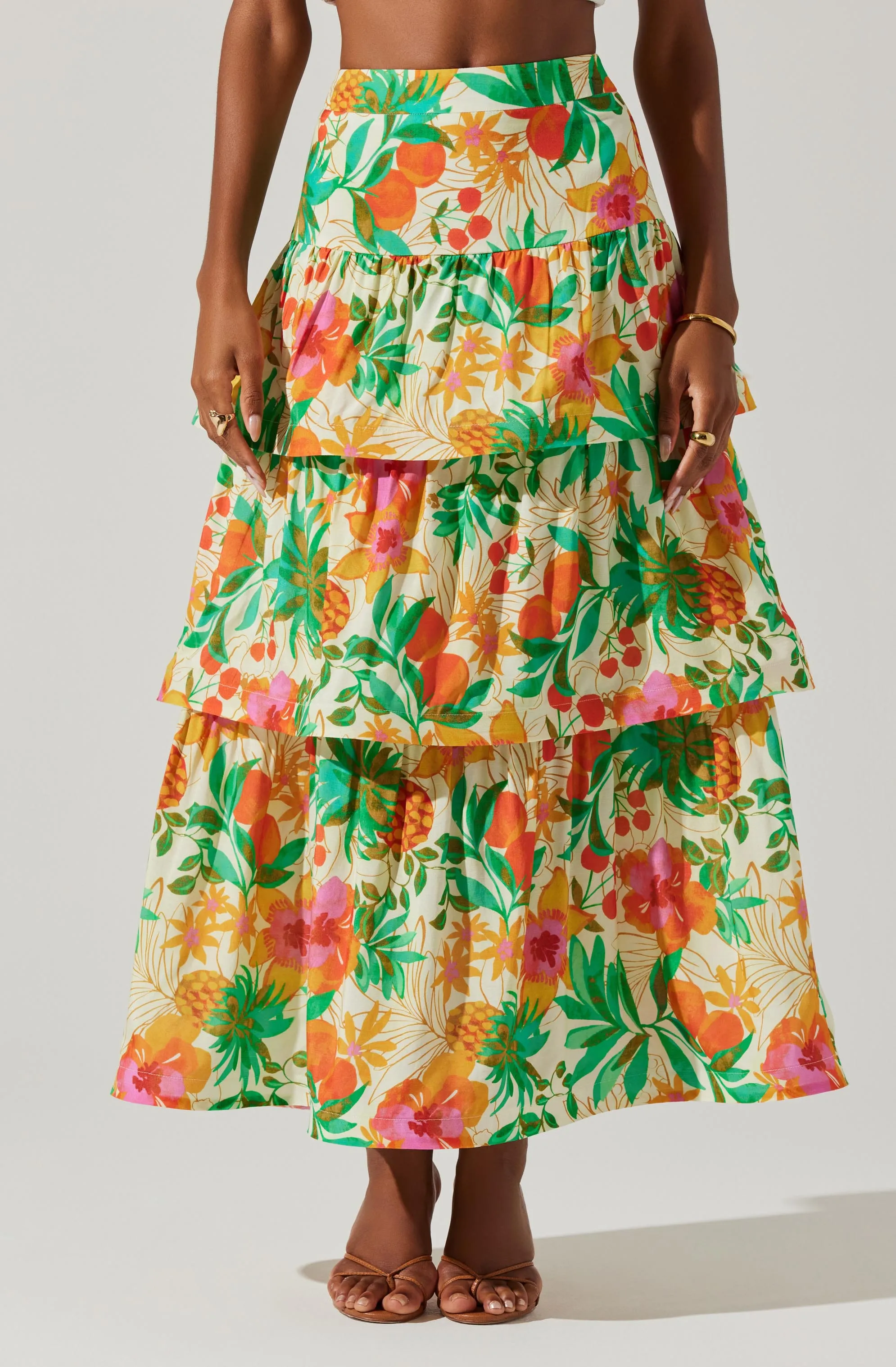 Rooni Tiered Maxi Skirt sold by Astr product image thumbnail 2