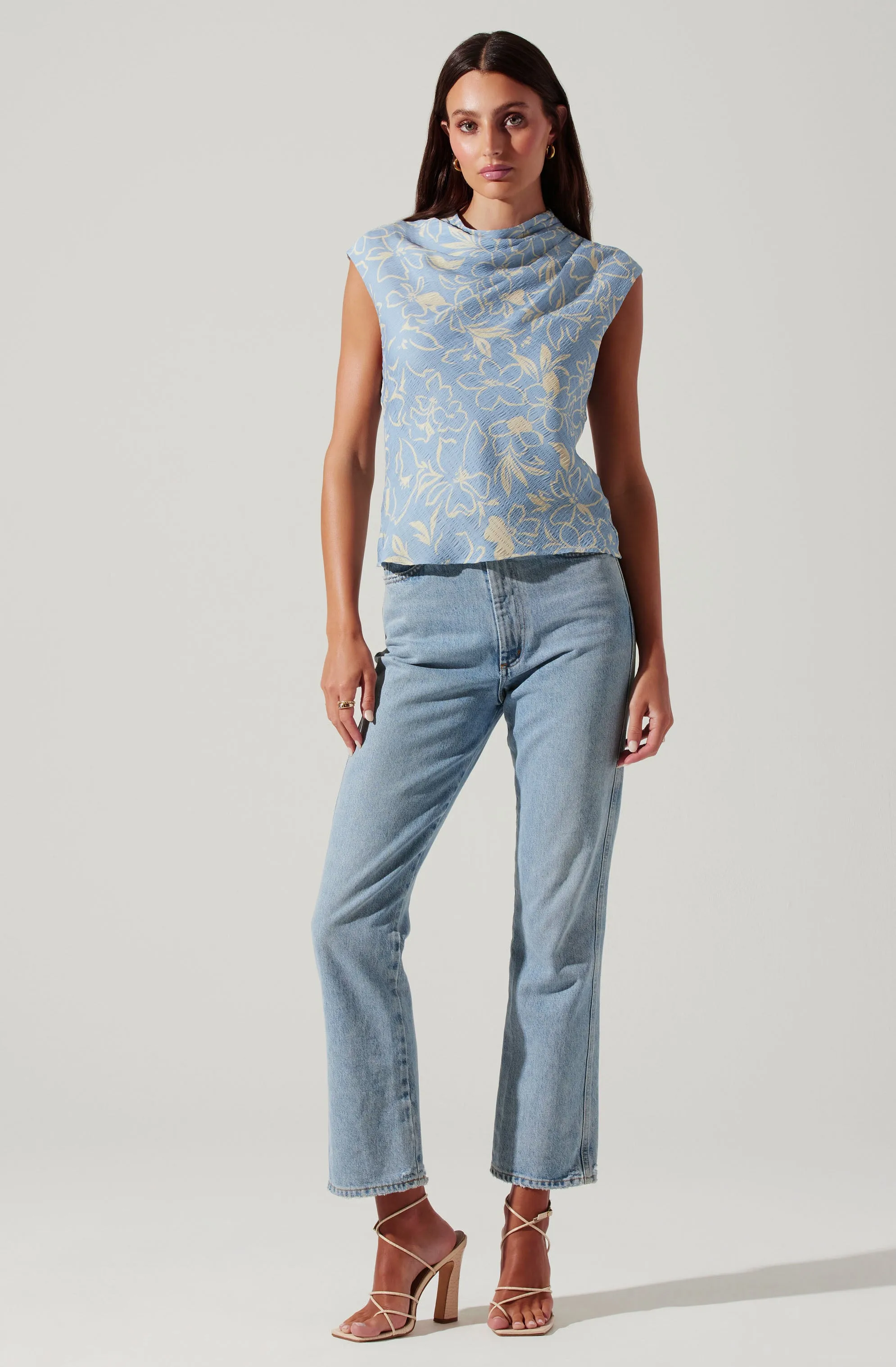 Tazia Draped Top sold by Astr product image thumbnail 2