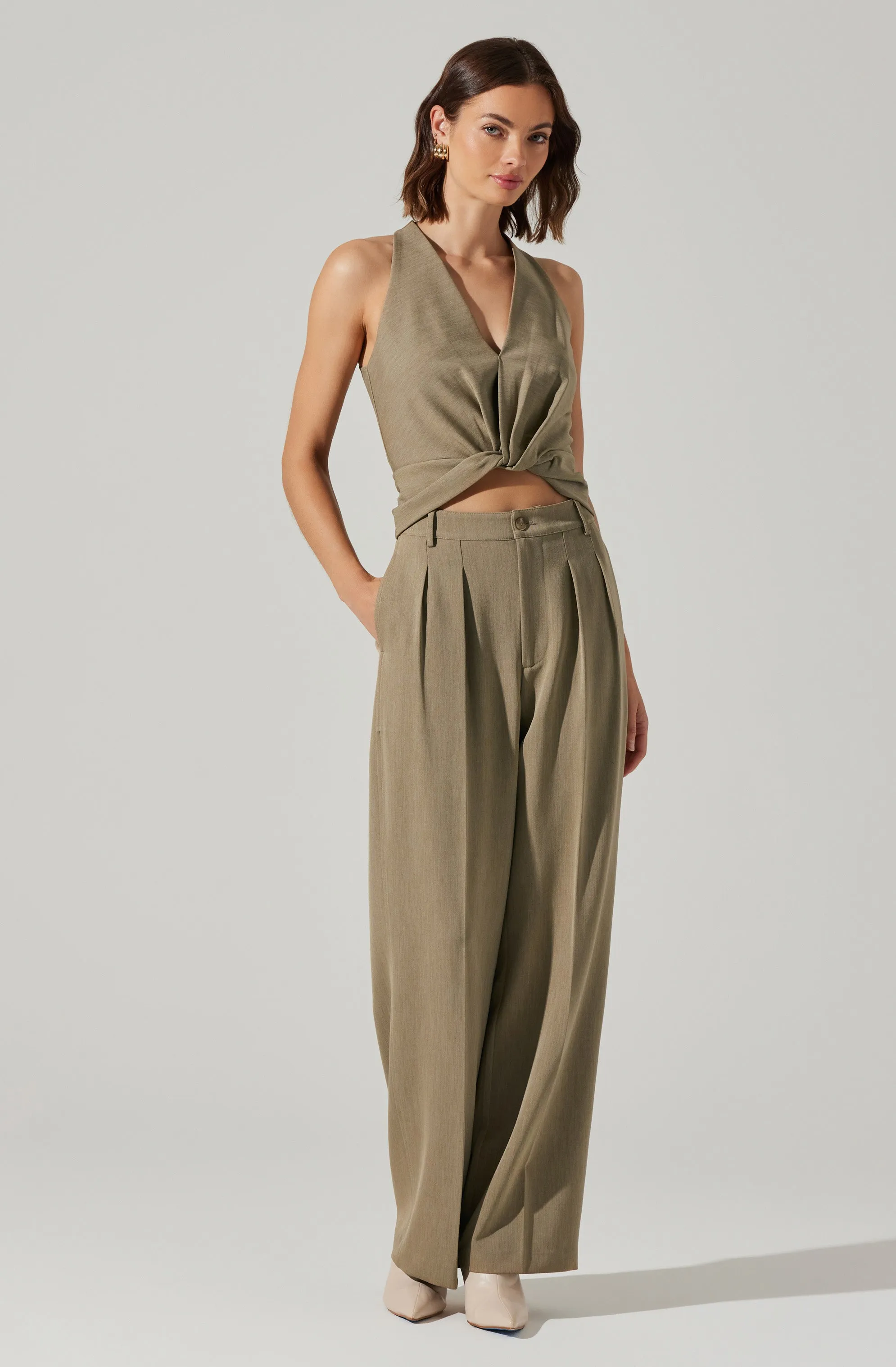 Faria Twist Front Crop Top sold by Astr product image thumbnail 5