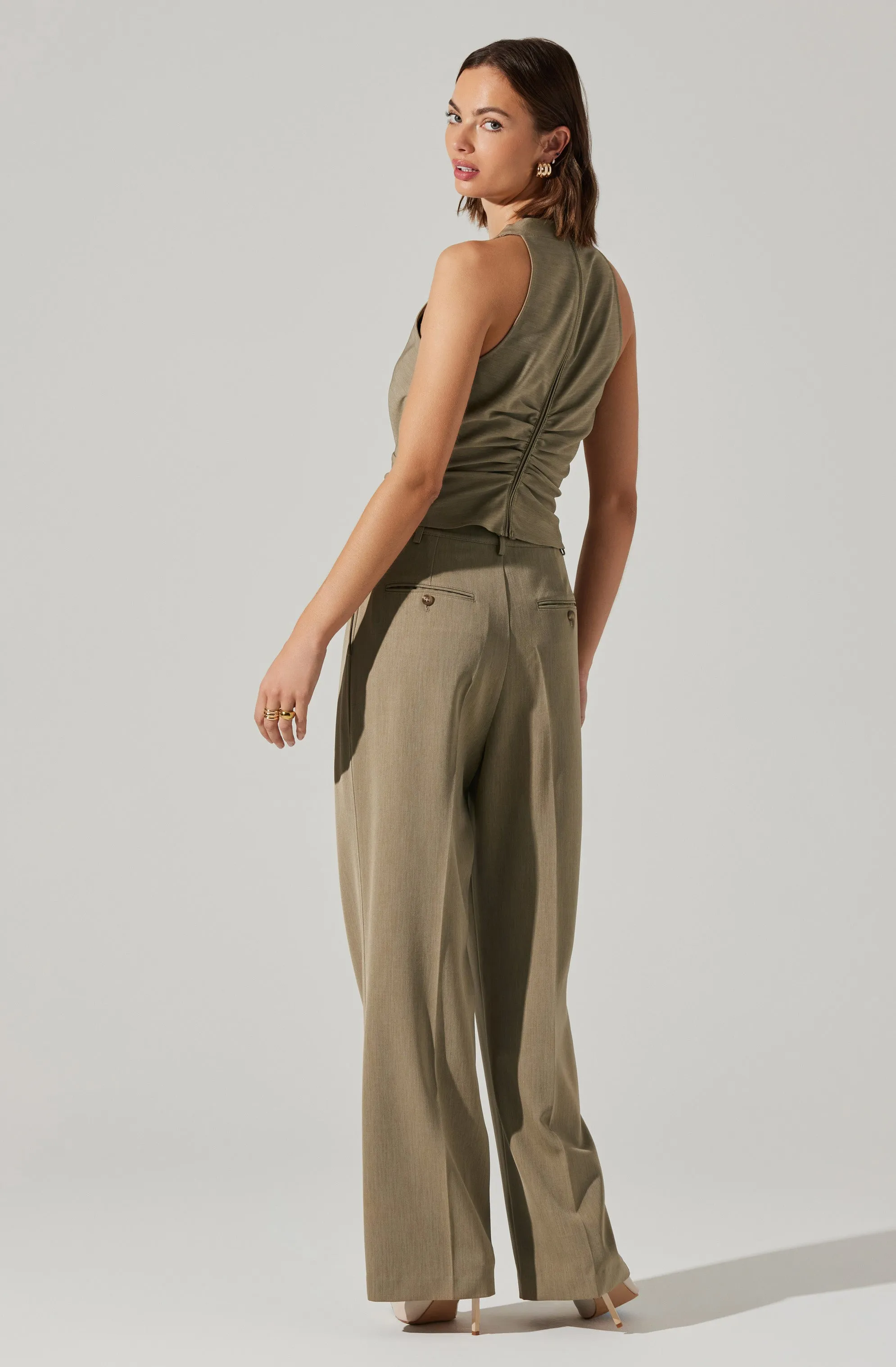 Faria Twist Front Crop Top sold by Astr product image thumbnail 4