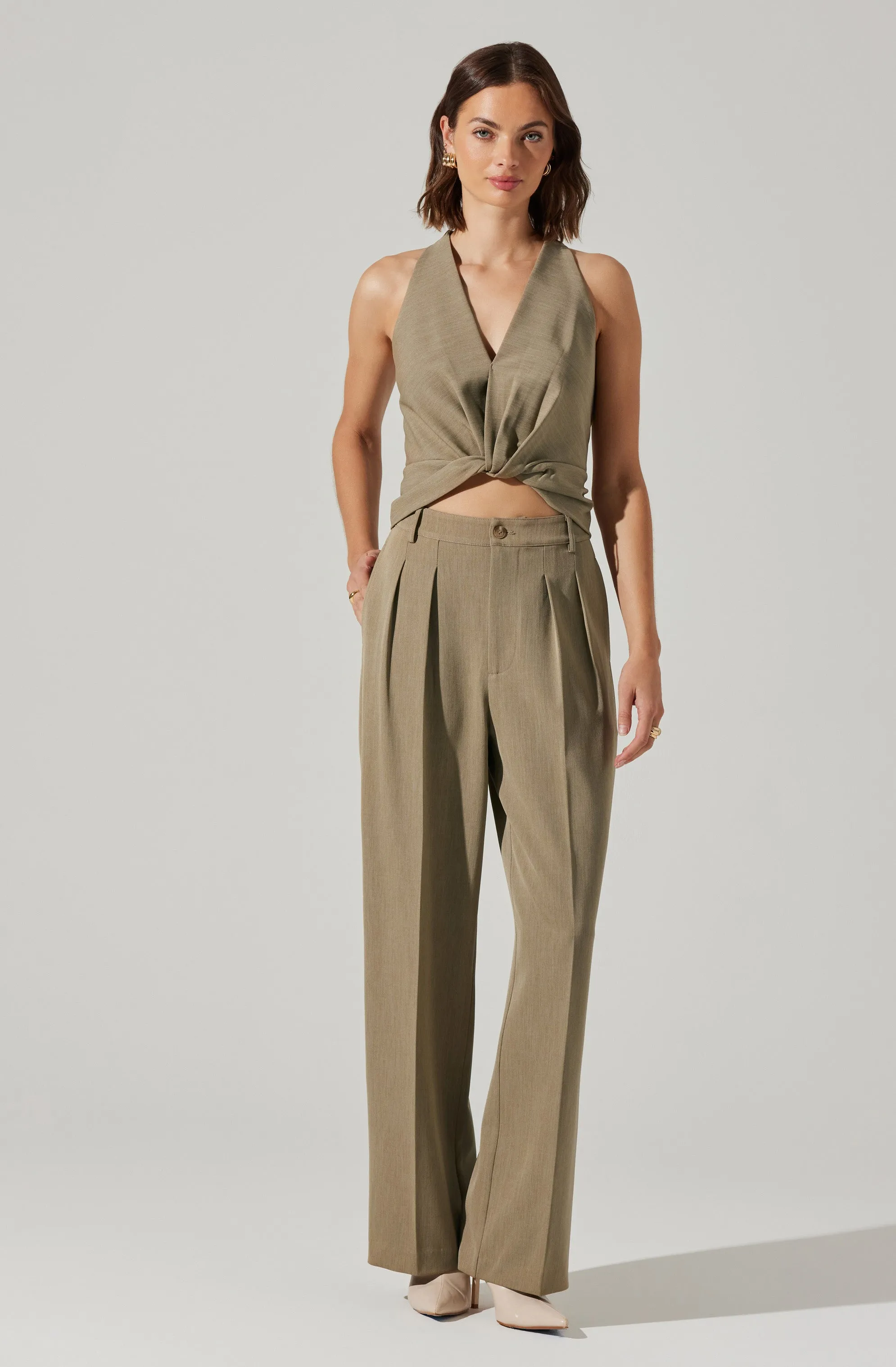 Faria Twist Front Crop Top sold by Astr product image thumbnail 2