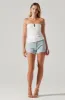 Dahlea Strapless Top sold by Astr