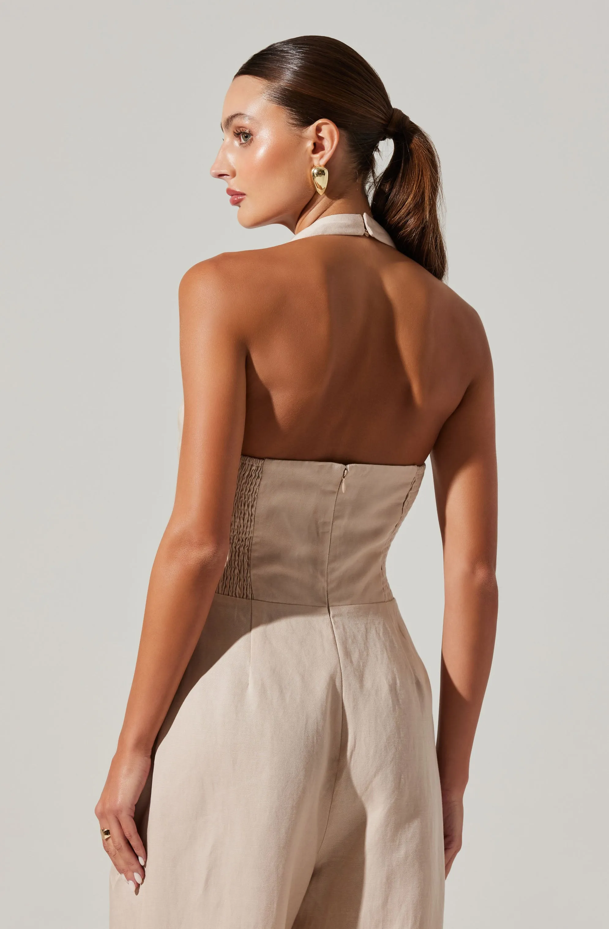 Tatum Halter Neck Jumpsuit sold by Astr product image thumbnail 3