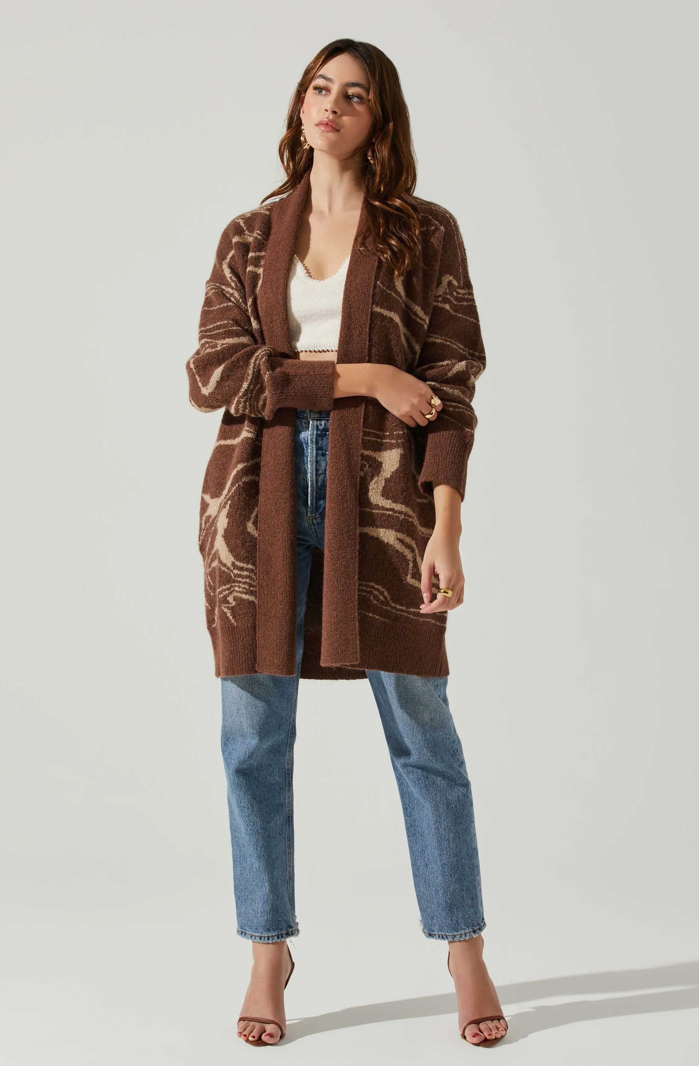 Vada Abstract Swirl Oversized Sweater sold by Astr product image thumbnail 4