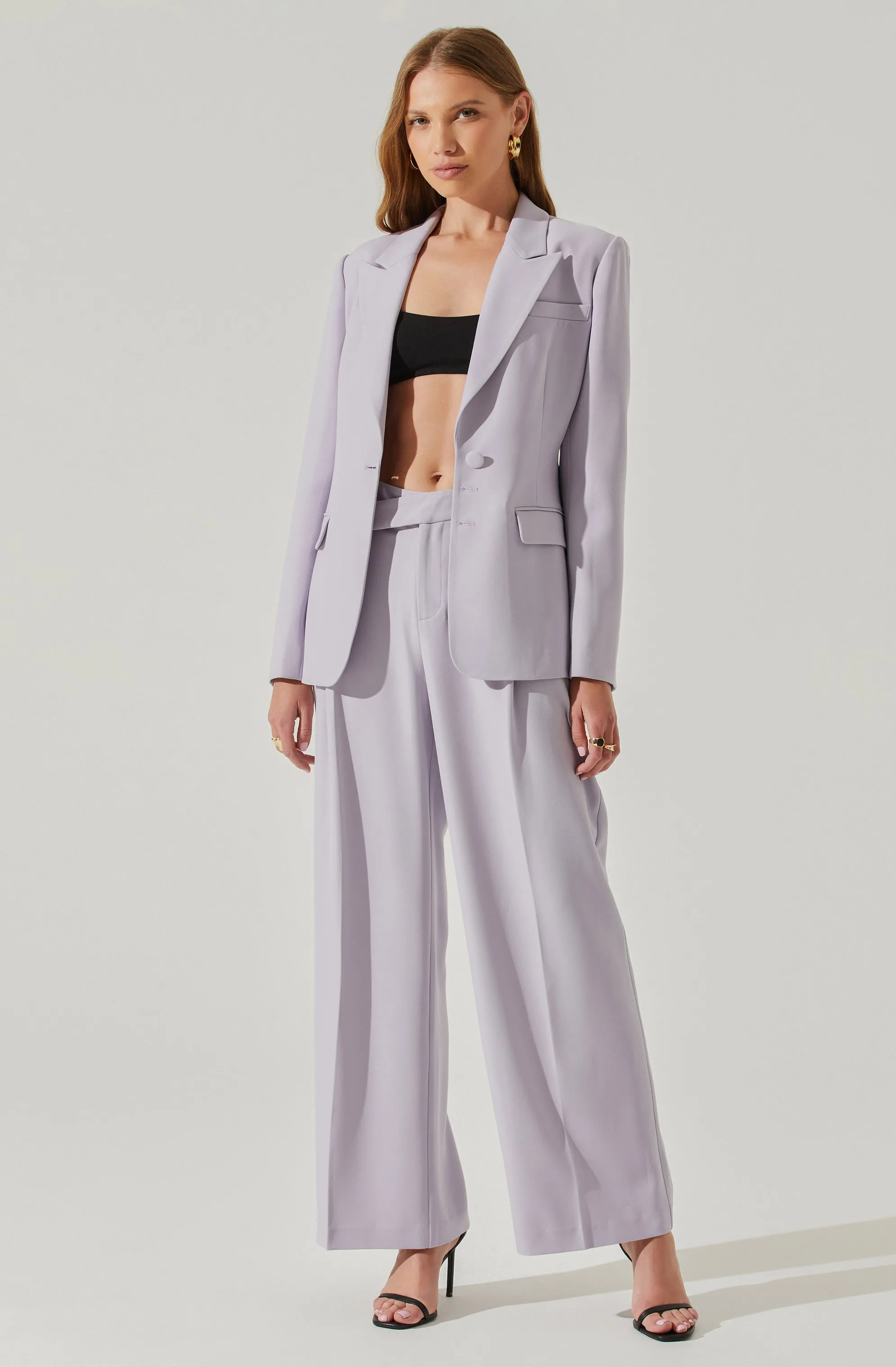 Rubina Criss-Cross Waist Wide Leg Pants sold by Astr product image thumbnail 3