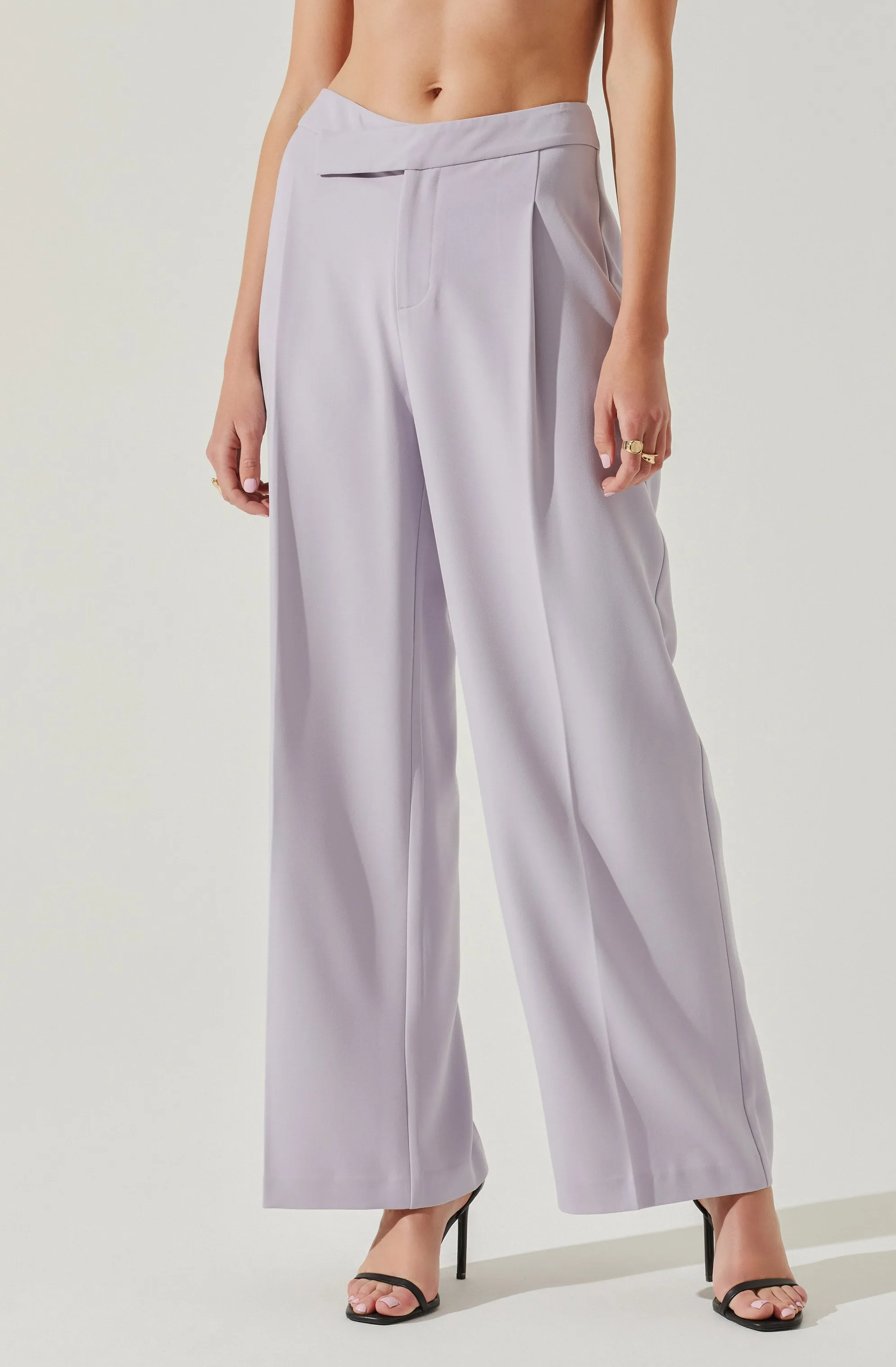 Rubina Criss-Cross Waist Wide Leg Pants sold by Astr product image thumbnail 2