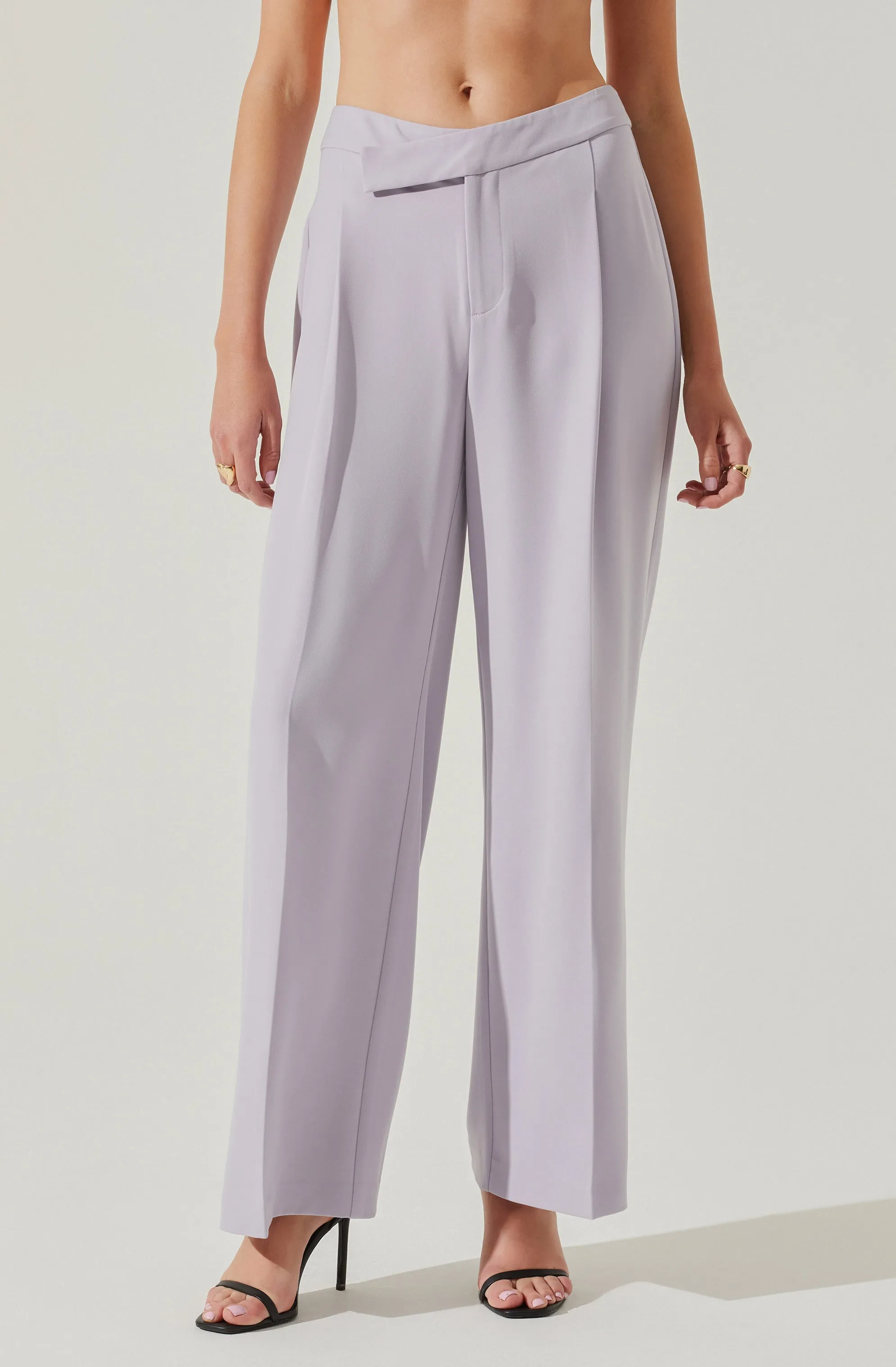 Rubina Criss-Cross Waist Wide Leg Pants sold by Astr product image thumbnail 4