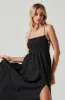 Stasia Smocked Midi Dress sold by Astr