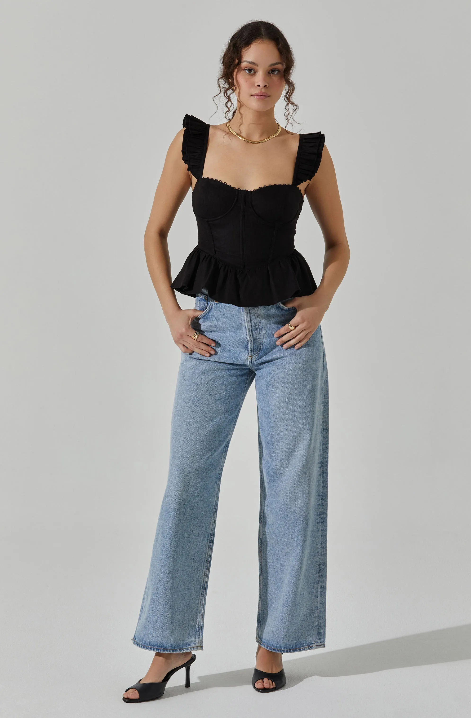 Baylin Peplum Top sold by Astr product image thumbnail 4