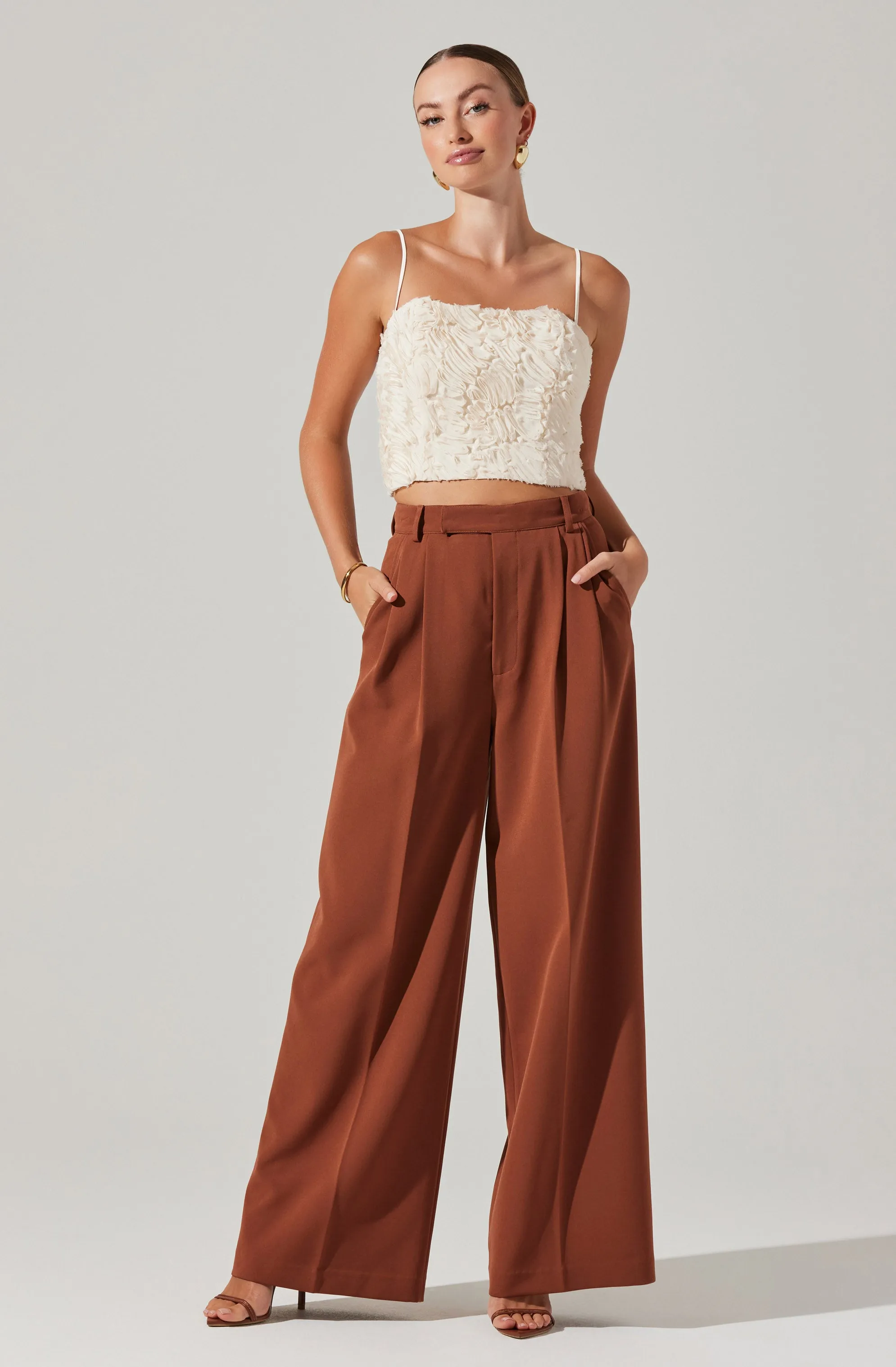 Milani Wide Leg Trouser Pants sold by Astr