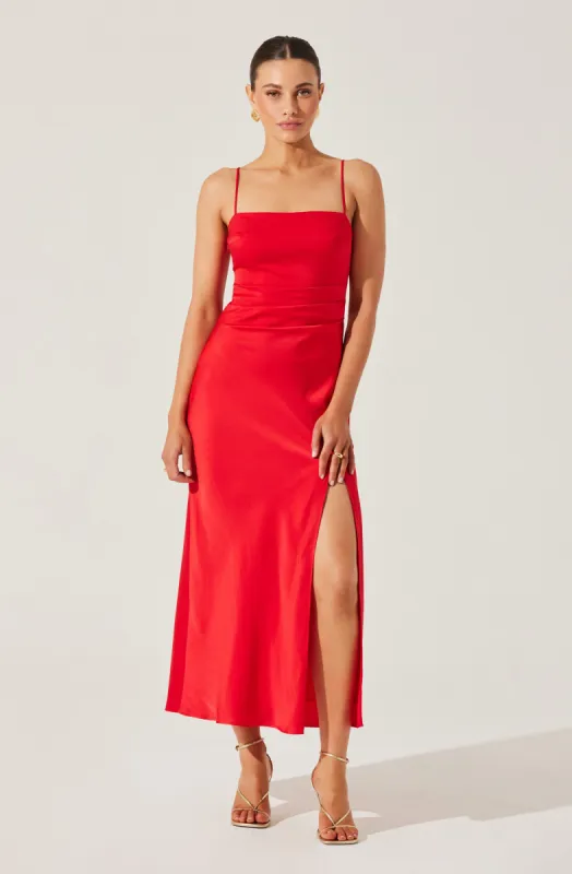 Satin Maxi Dress sold by Astr