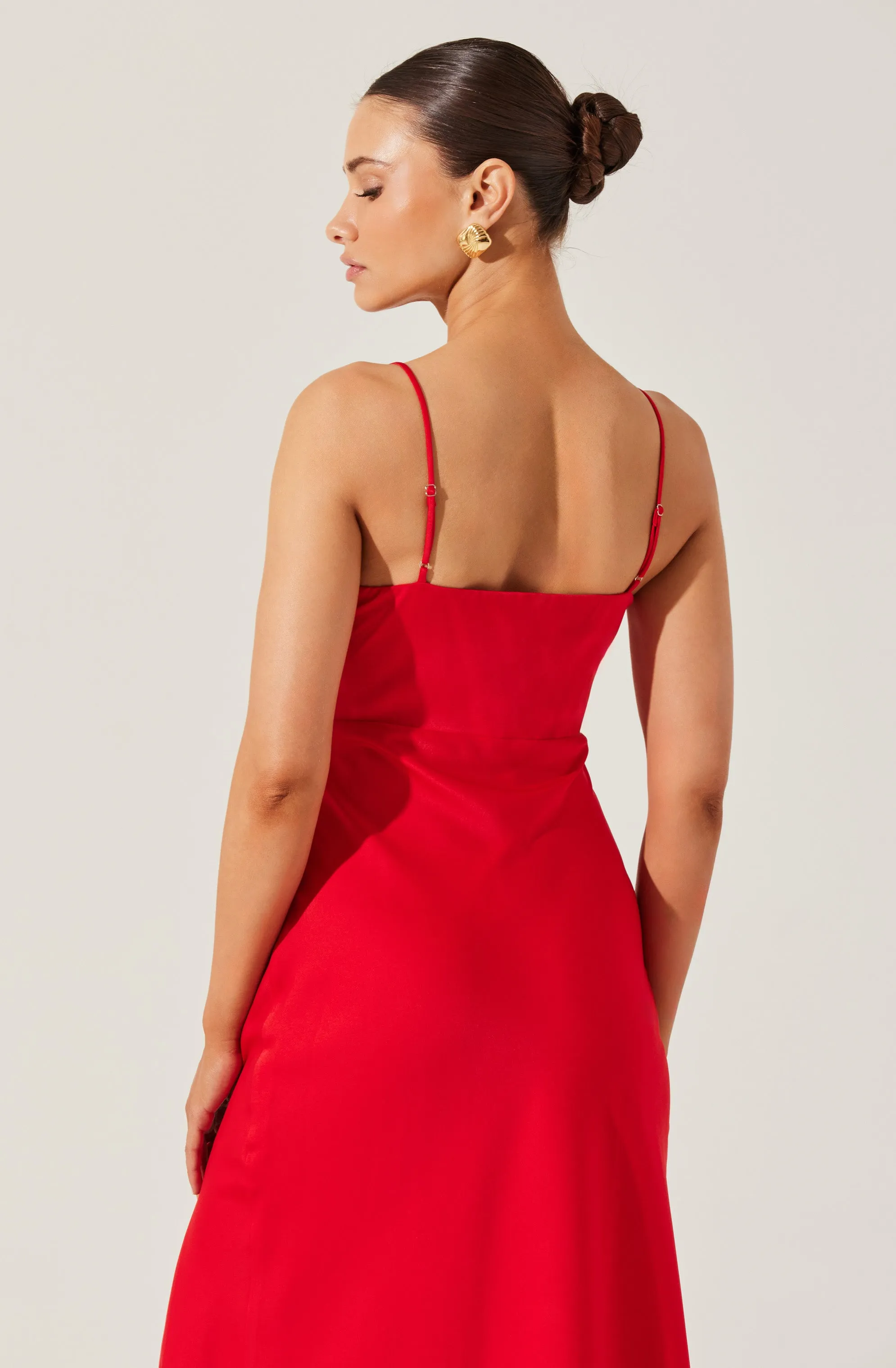 Satin Maxi Dress sold by Astr product image thumbnail 4