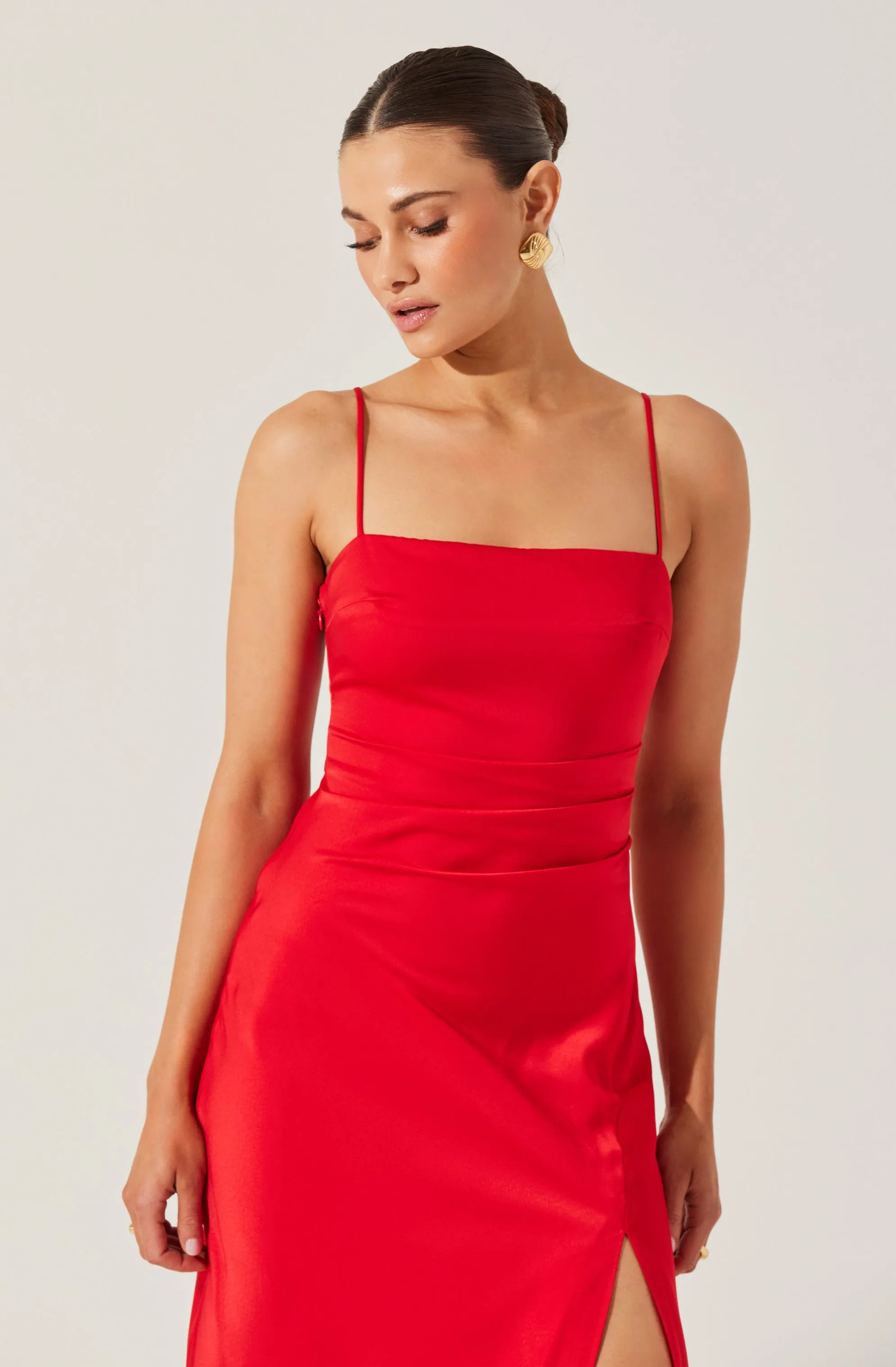 Satin Maxi Dress sold by Astr product image thumbnail 3