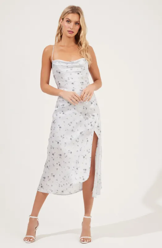 Gaia Floral Midi Dress sold by Astr