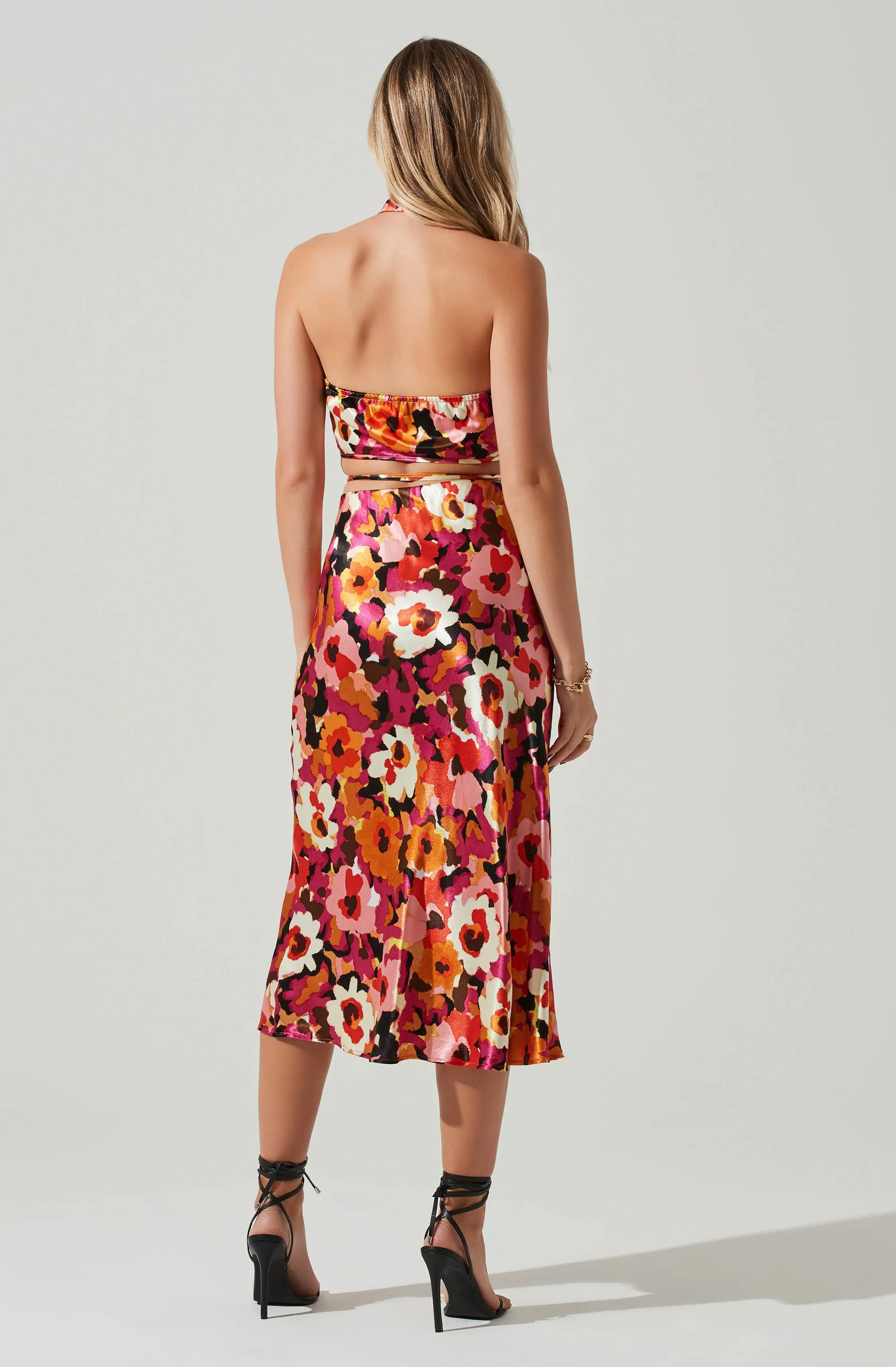 Adonia Floral Halter Top sold by Astr product image thumbnail 3