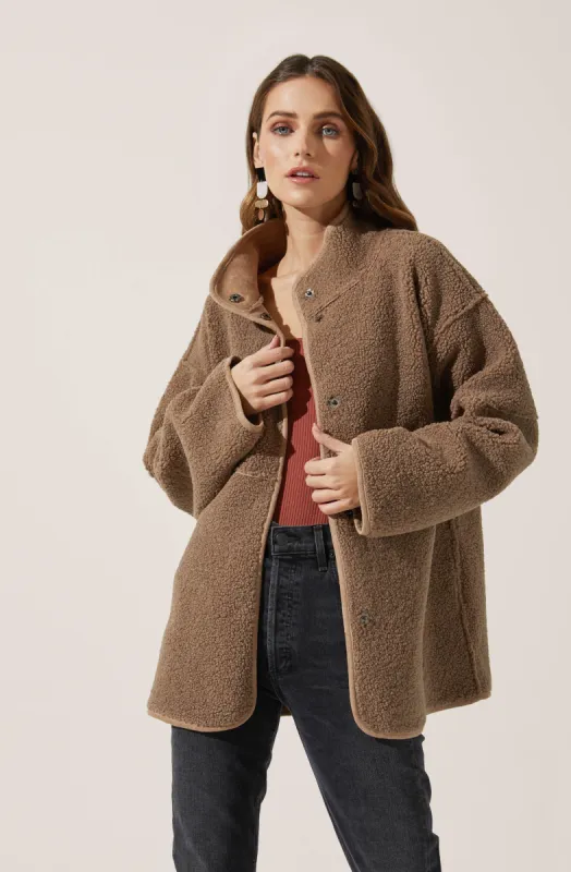 Oversized Teddy Coat sold by Astr