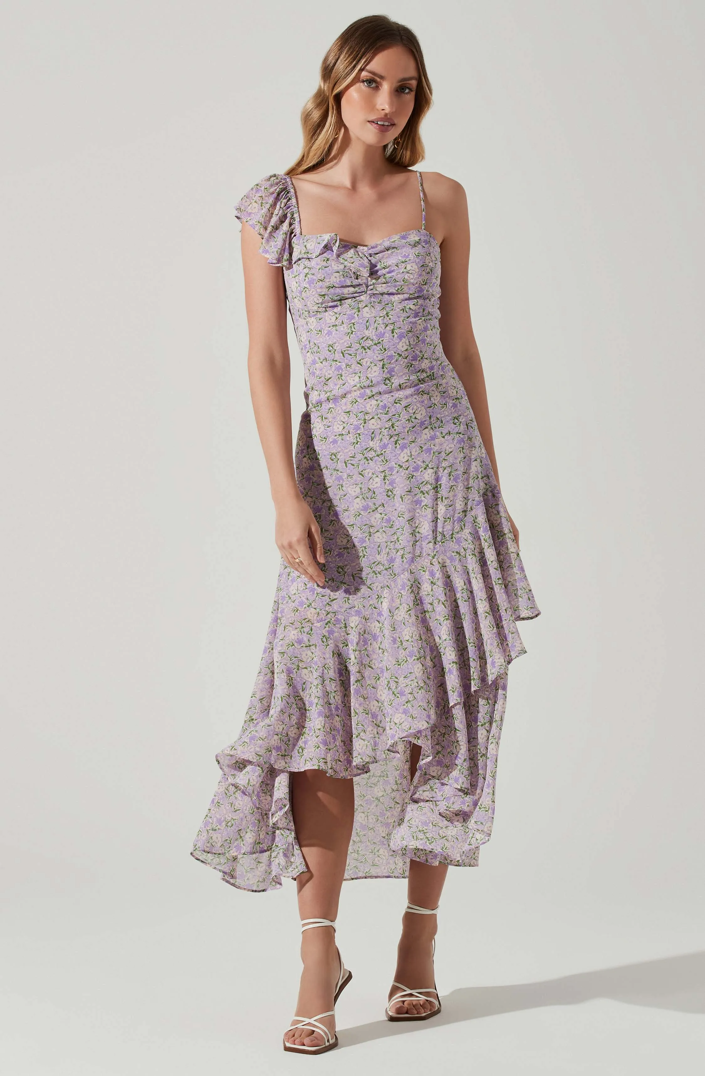 Camelia Floral Midi Dress sold by Astr