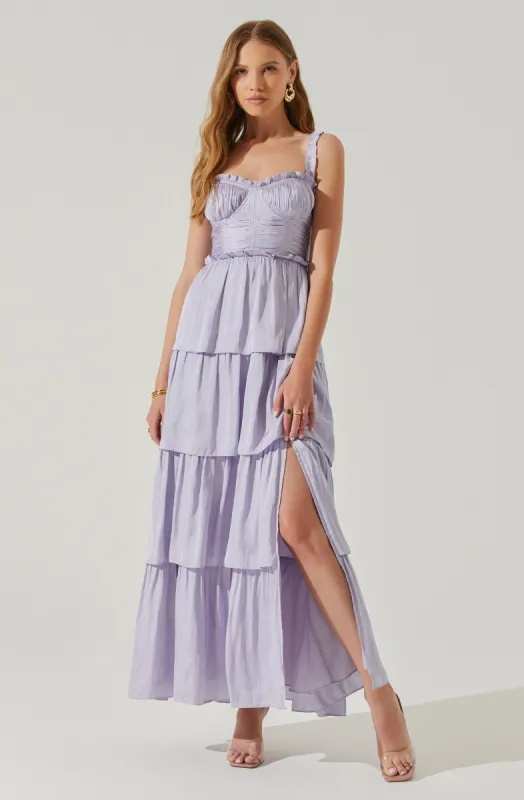 Tempany Tiered Maxi Dress sold by Astr