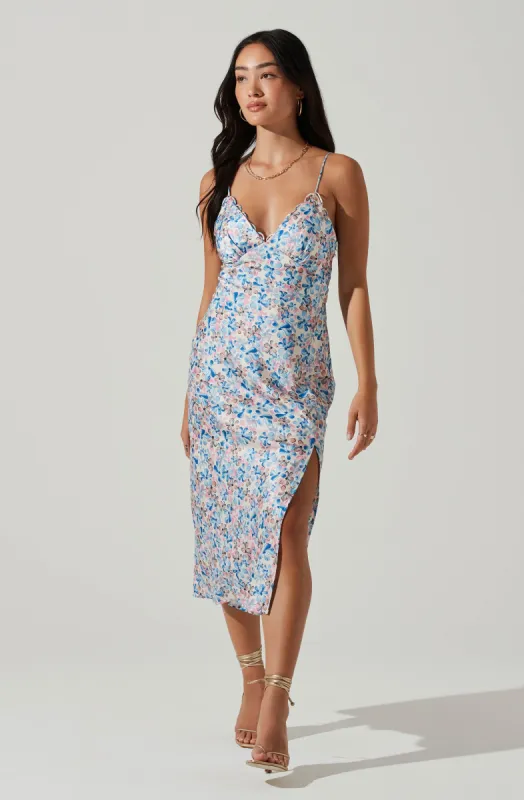 Florentina Floral Midi Dress sold by Astr