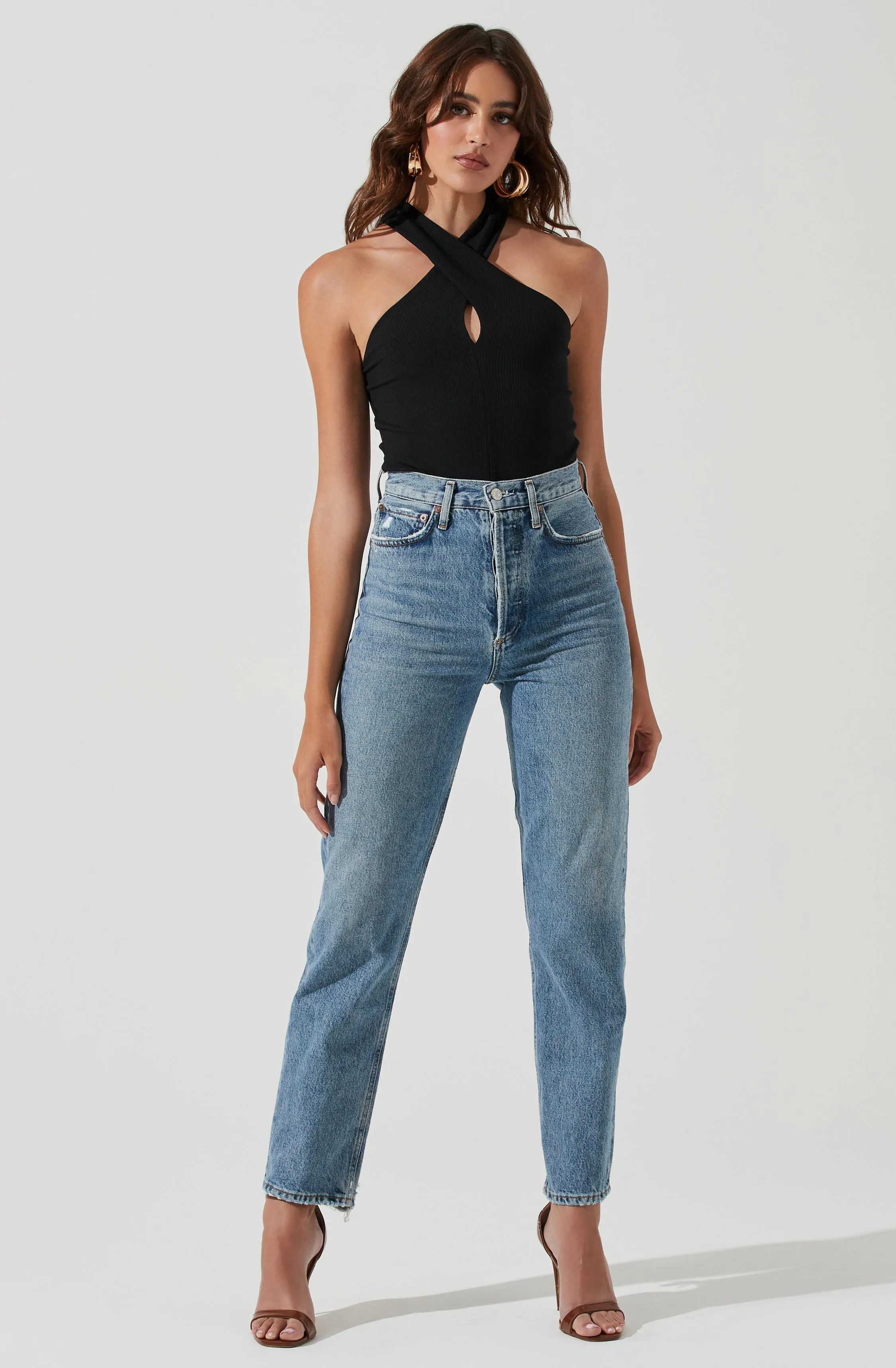 Priya Halter Bodysuit sold by Astr product image thumbnail 2