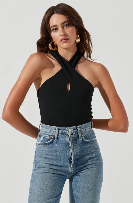 Priya Halter Bodysuit made by Astr