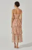 Tiered Plisse Maxi Skirt sold by Astr