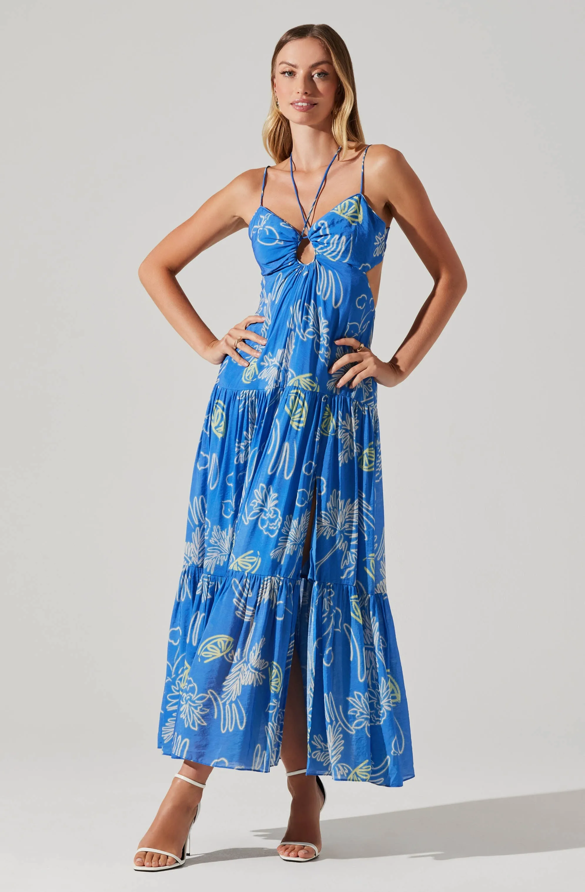 Cassini Tiered Maxi Dress sold by Astr product image thumbnail 3