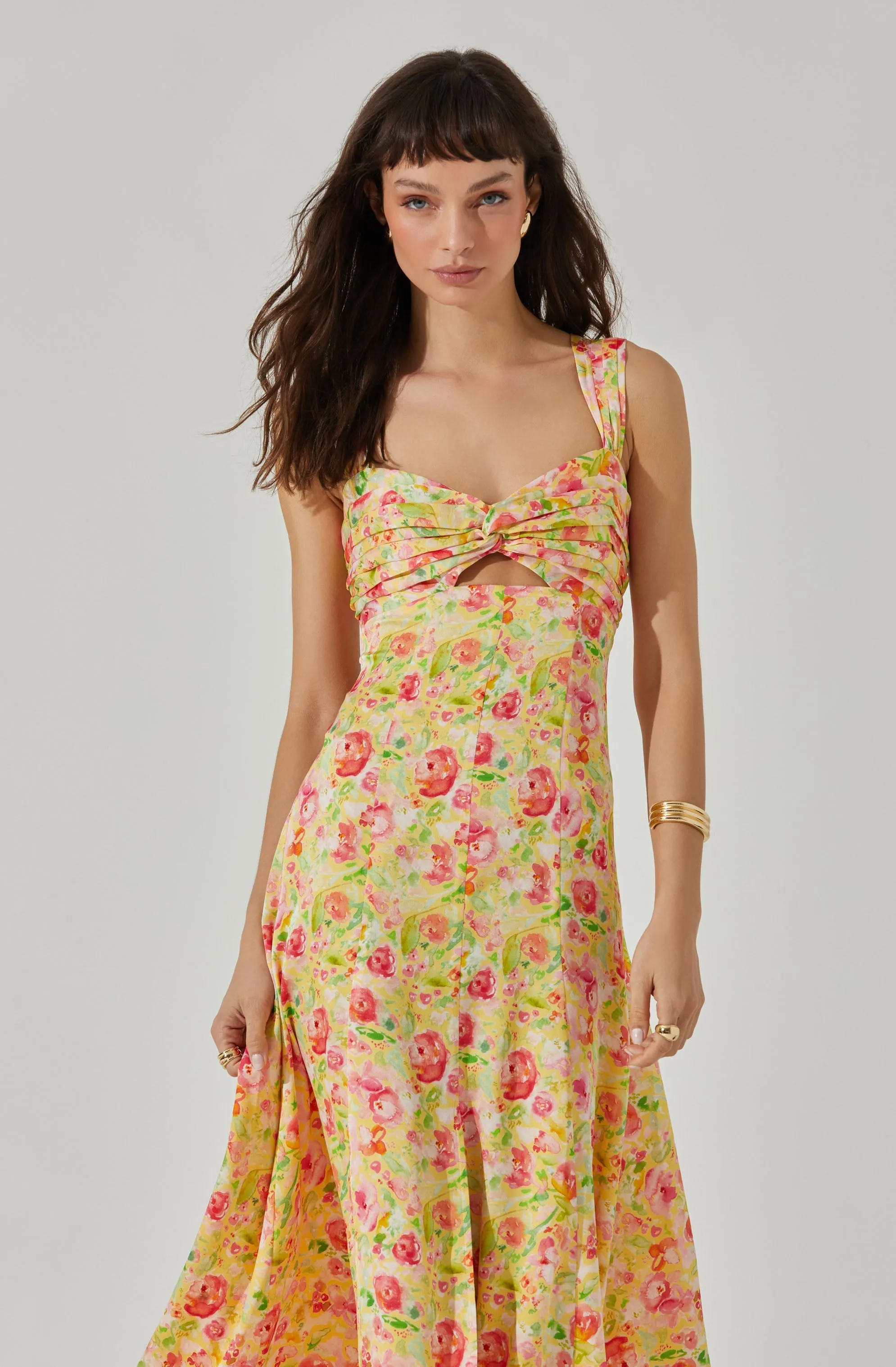 Twist Bust Midi Dress sold by Astr product image thumbnail 4