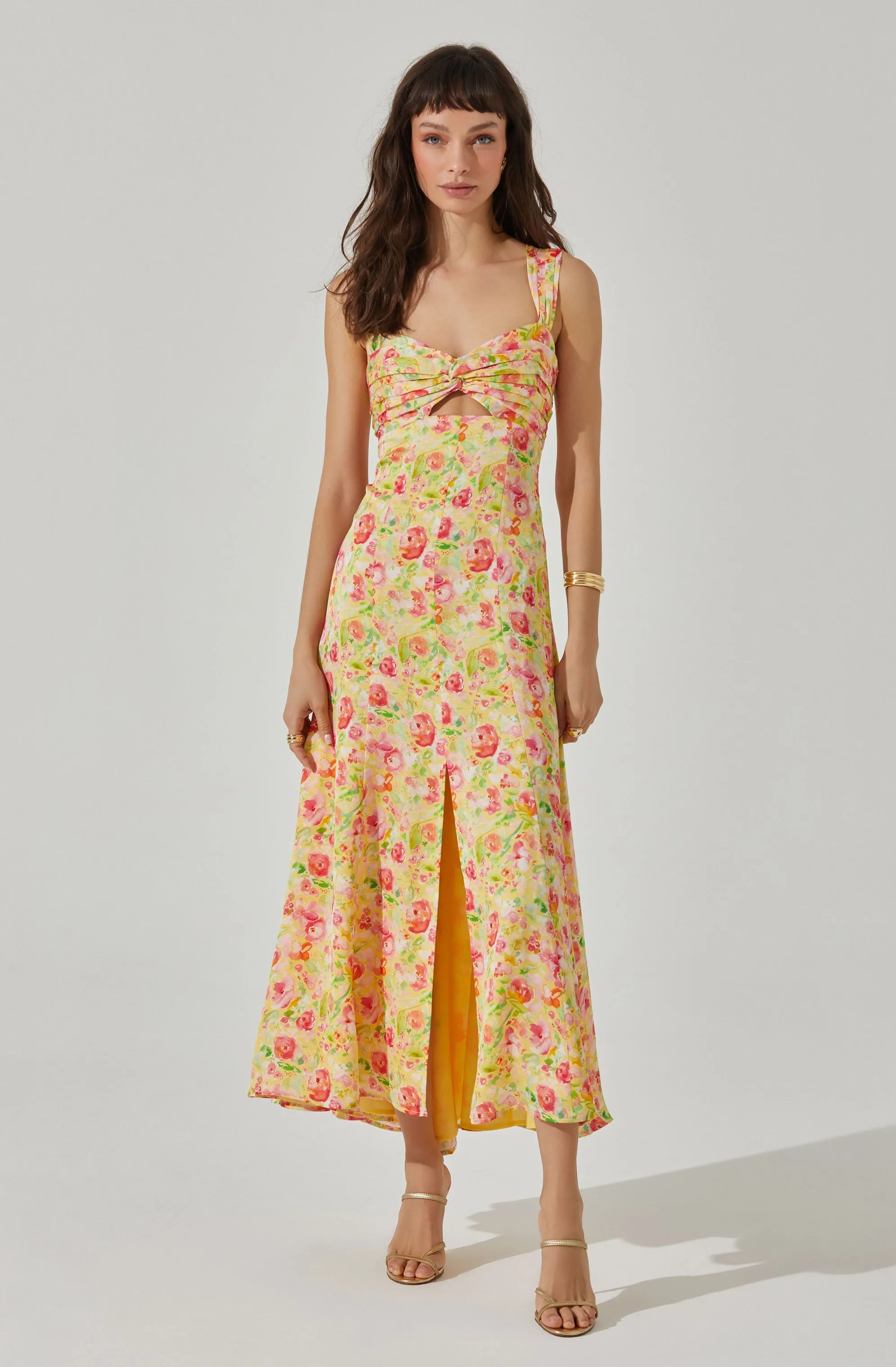 Twist Bust Midi Dress sold by Astr product image thumbnail 3