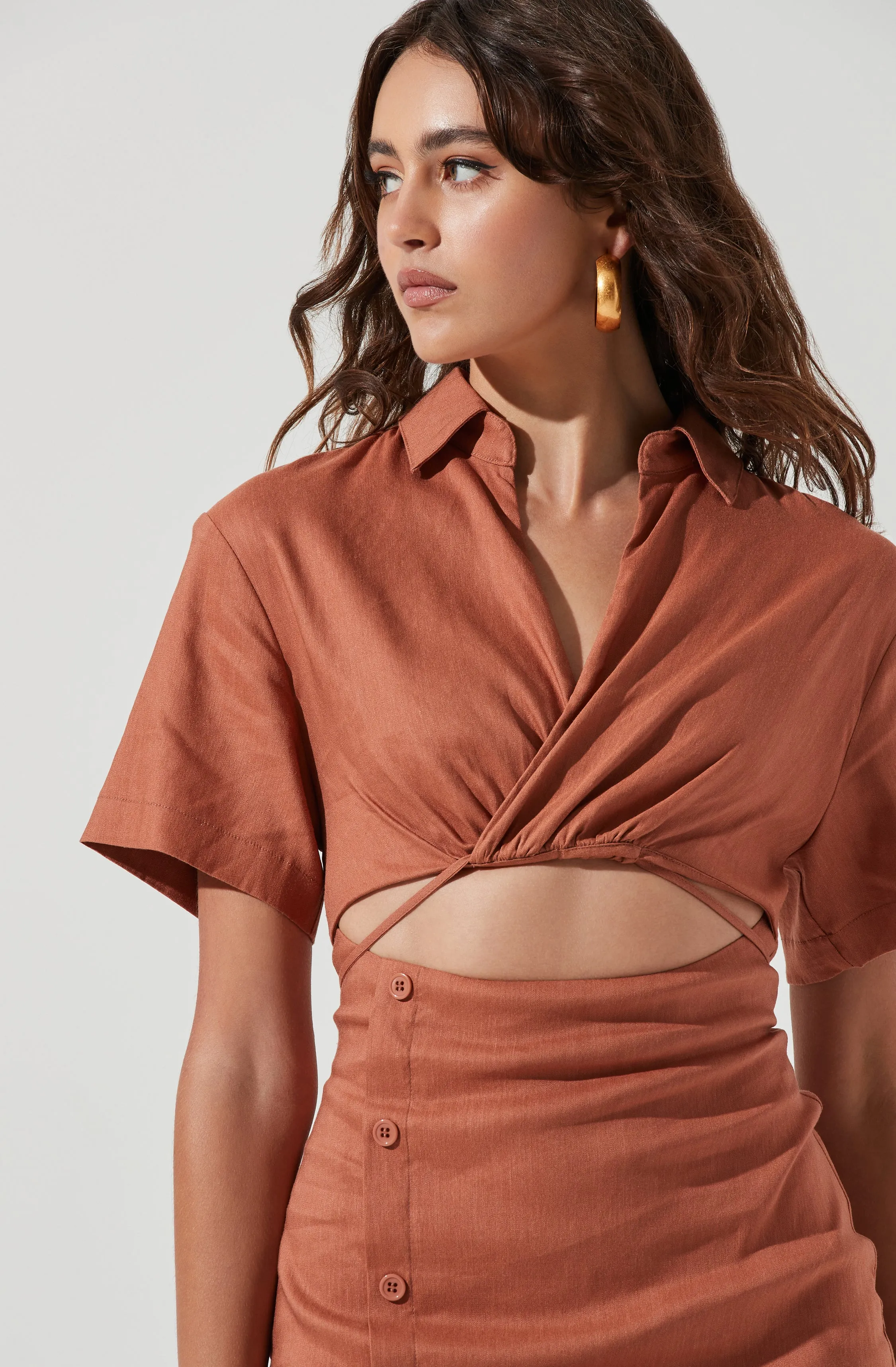 Fresca Cutout Mini Dress sold by Astr product image thumbnail 4
