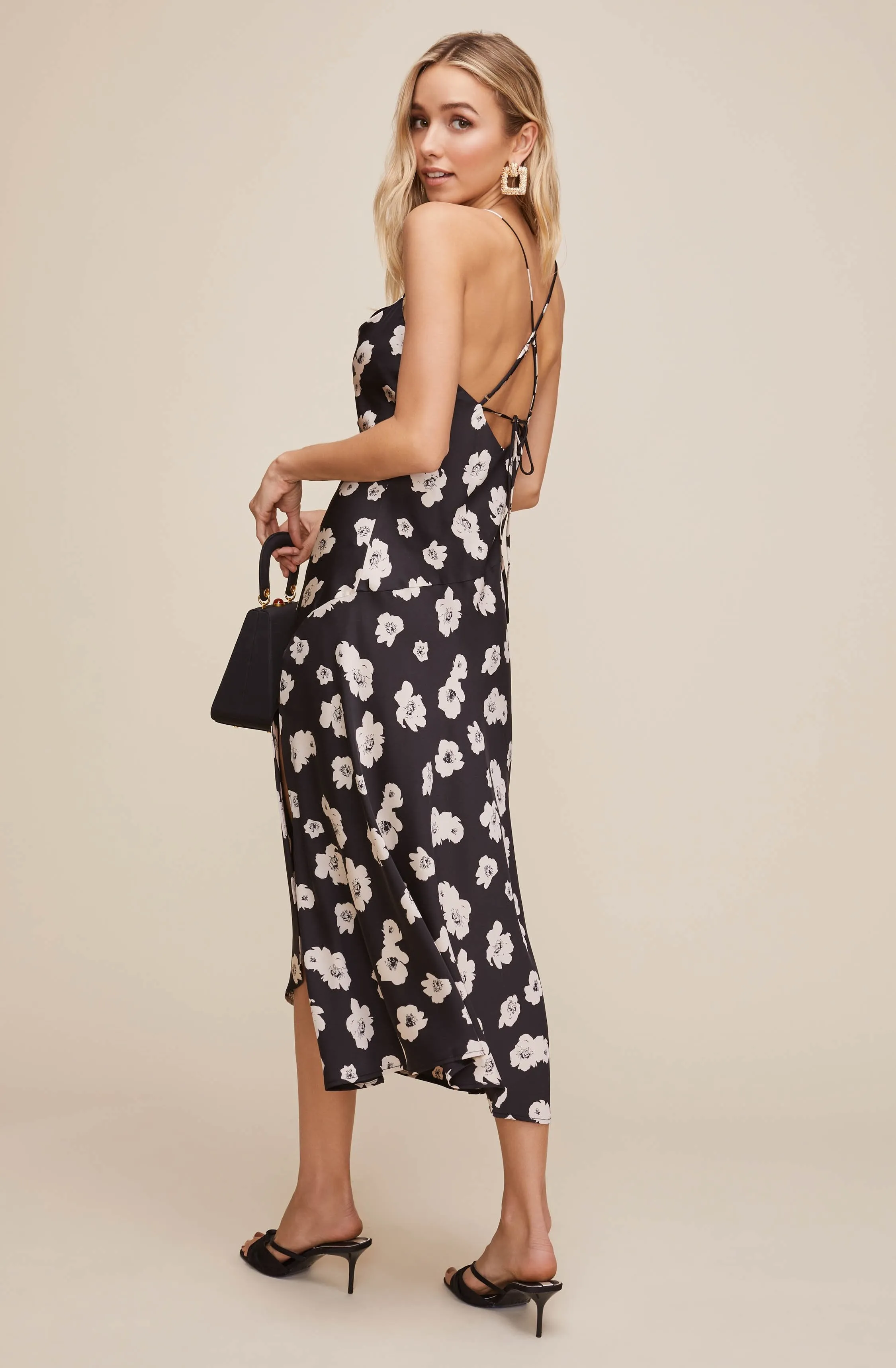 Gaia Floral Midi Dress sold by Astr product image thumbnail 5