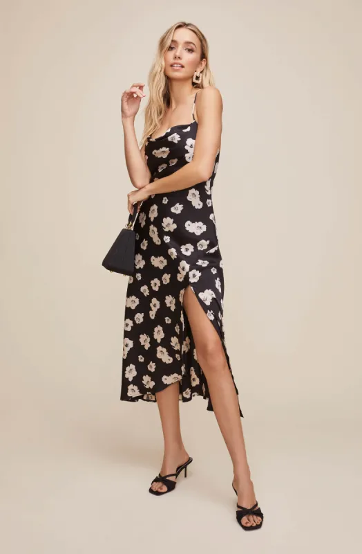 Gaia Floral Midi Dress sold by Astr
