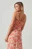 Elsie Floral Midi Dress sold by Astr