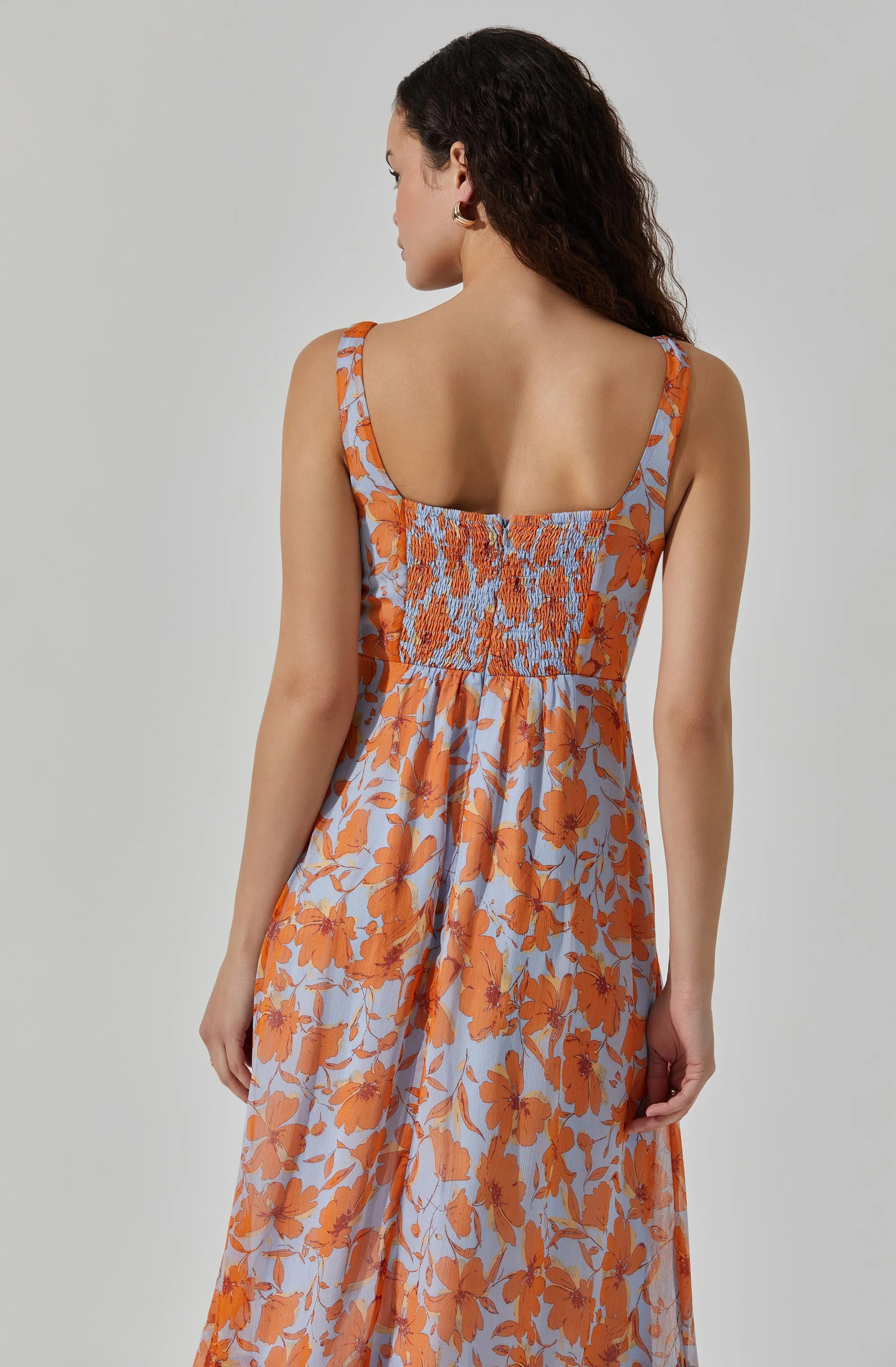 Square Neck Midi Dress sold by Astr product image thumbnail 5