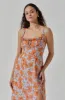 Square Neck Midi Dress sold by Astr