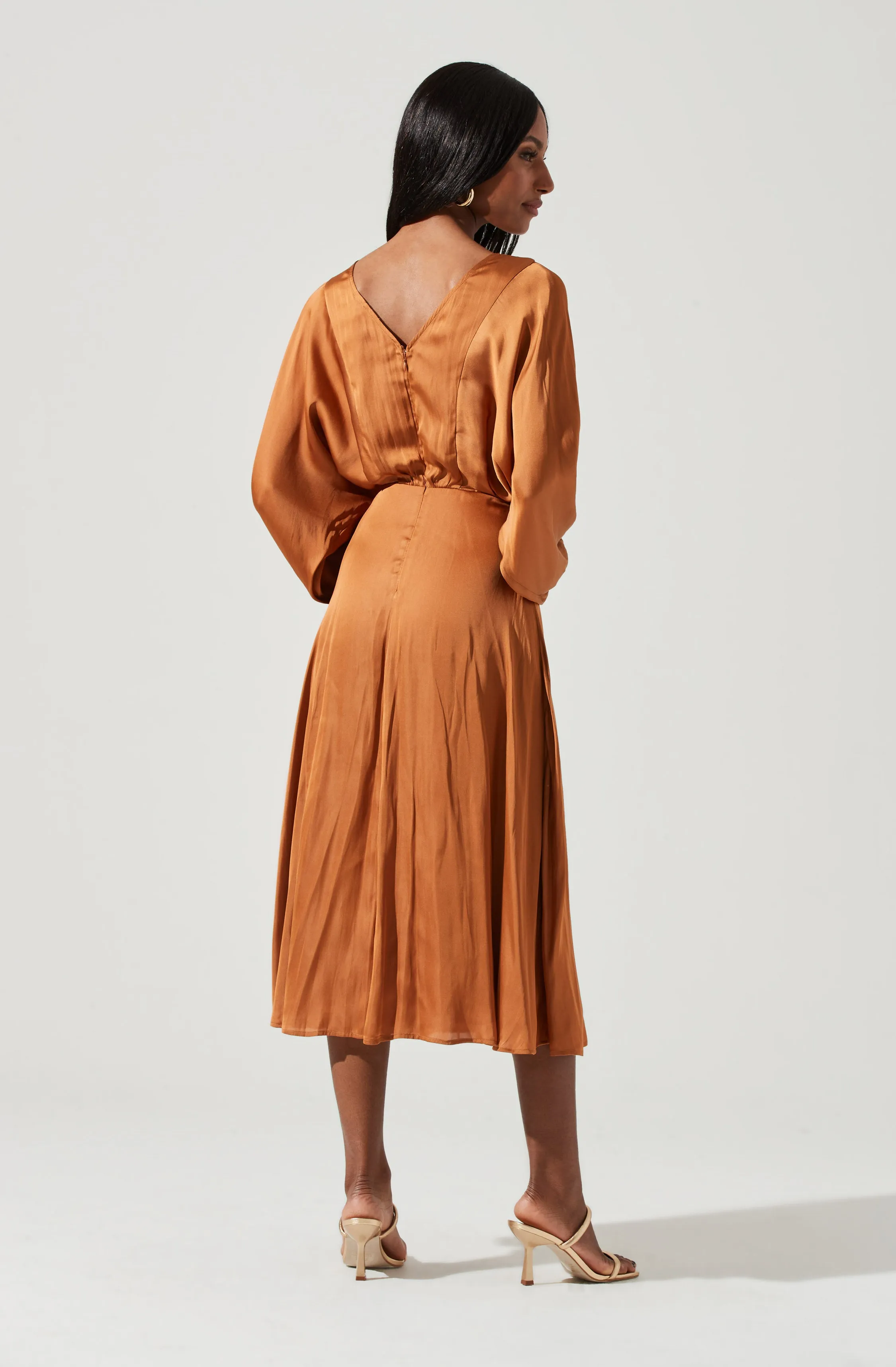 Marin Dolman Sleeve Midi Dress sold by Astr product image thumbnail 5