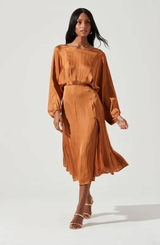 Marin Dolman Sleeve Midi Dress sold by Astr
