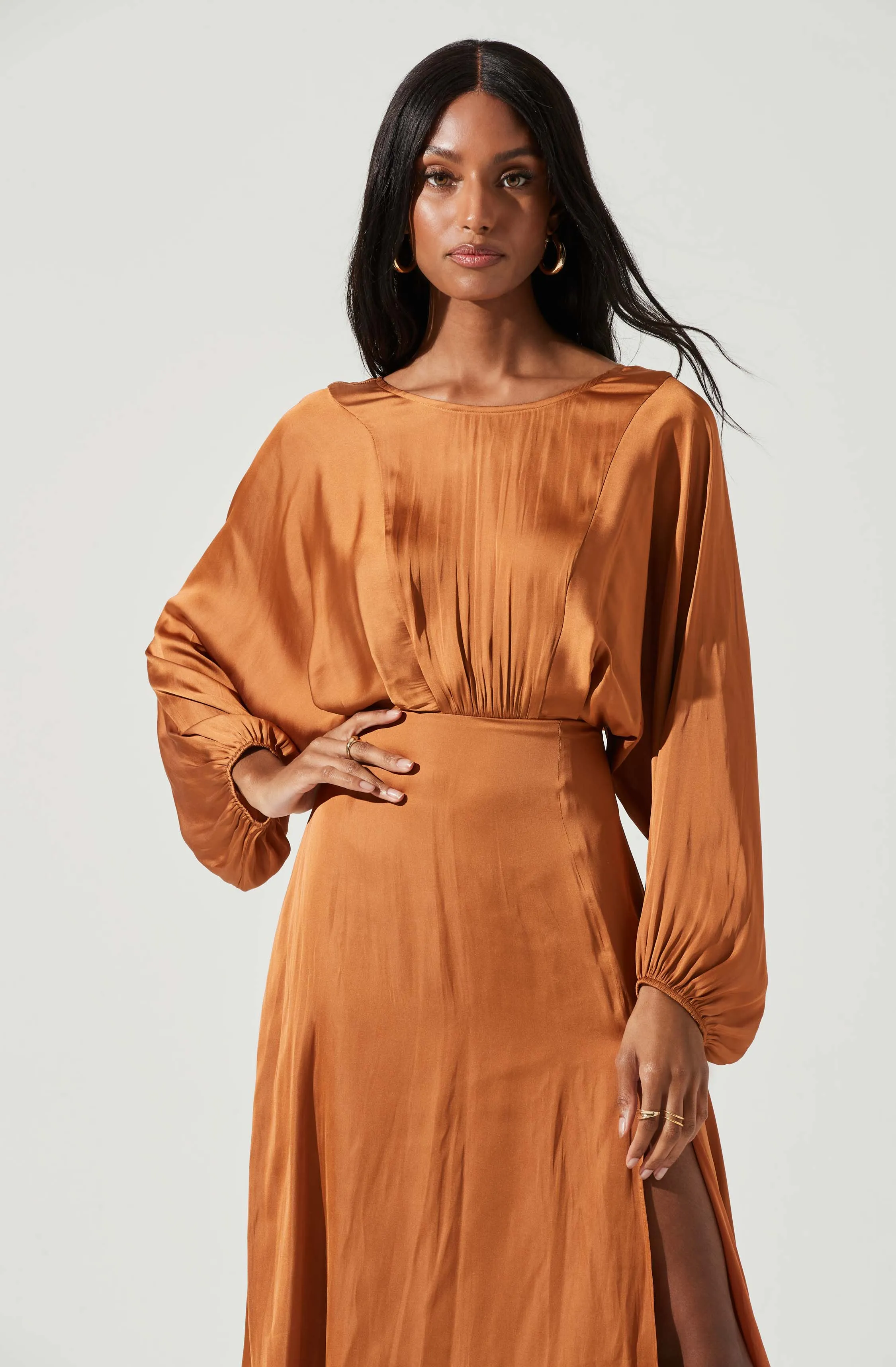 Marin Dolman Sleeve Midi Dress sold by Astr product image thumbnail 2