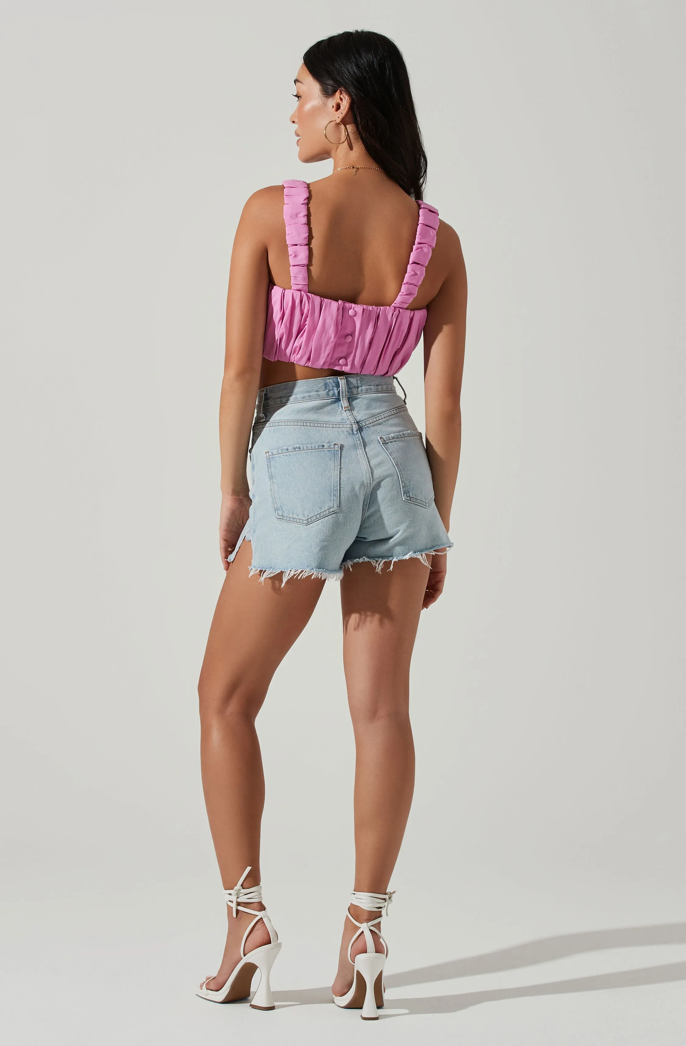 Daija Square Neck Crop Top sold by Astr product image thumbnail 4