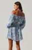 Sabine Off Shoulder Floral Mini Dress sold by Astr