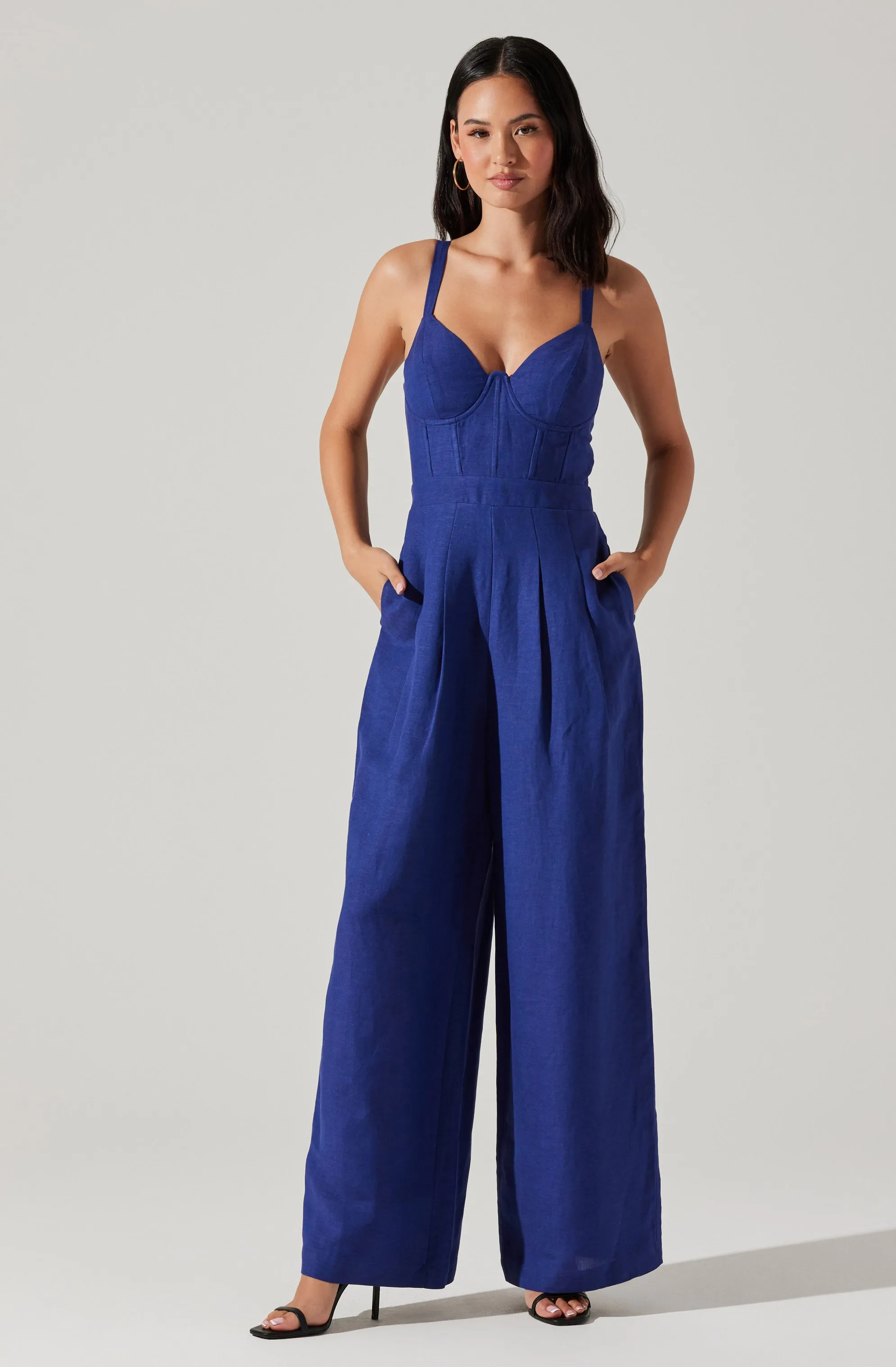 Caspar Wide Leg Jumpsuit sold by Astr product image thumbnail 3