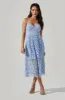 Anaya Strapless Lace Midi Dress sold by Astr